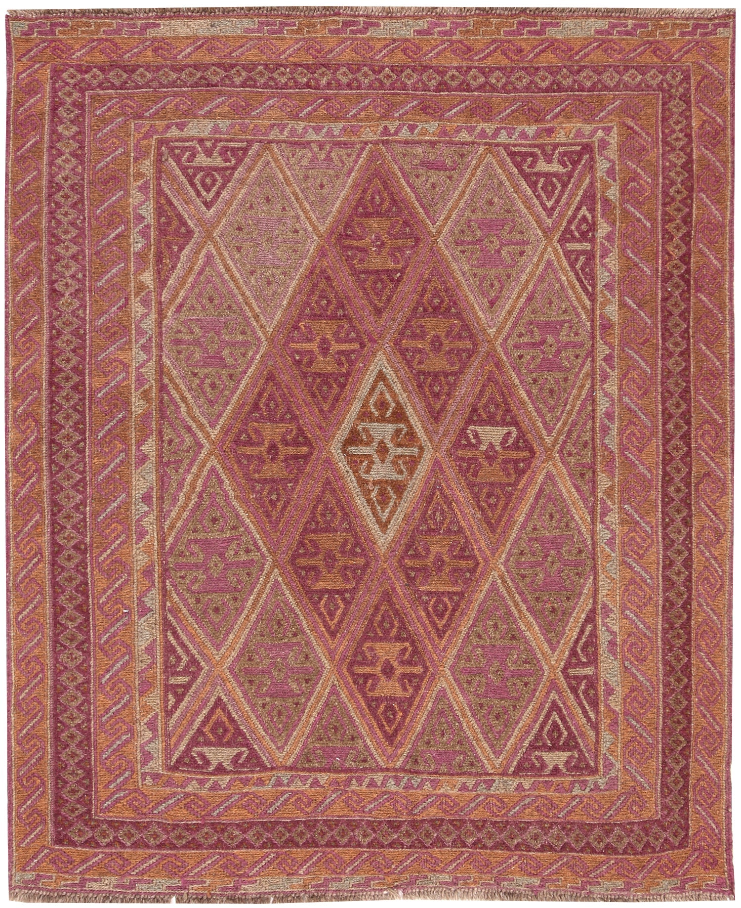 Multy Handmade Mashwani Afghan Rug Rectangular