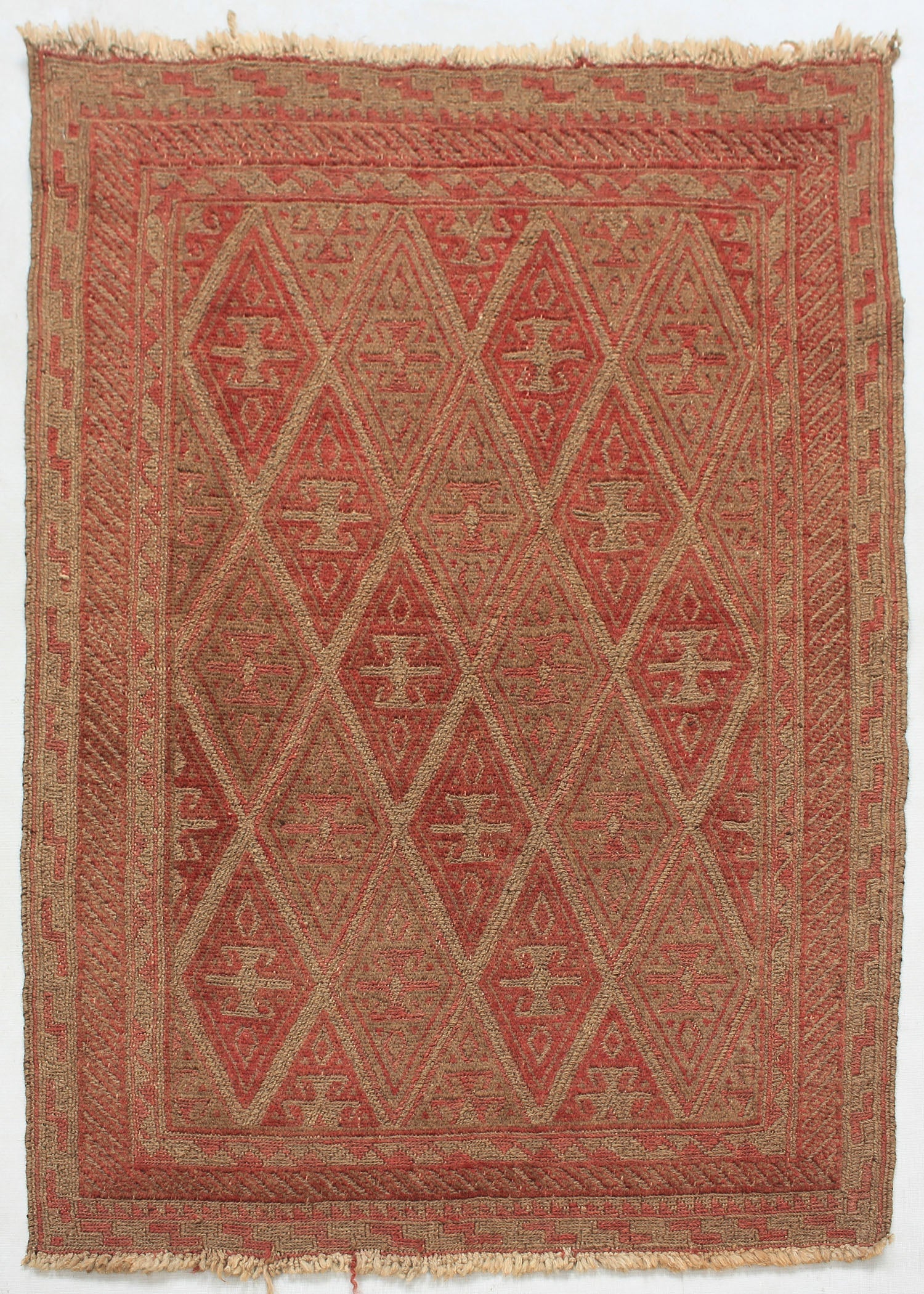 3' X 4'  Multy Handmade Mashwani Afghan Rug Rectangular