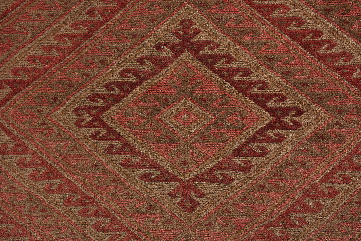 4' x 4'  Multy Handmade Mashwani Afghan Rug Square