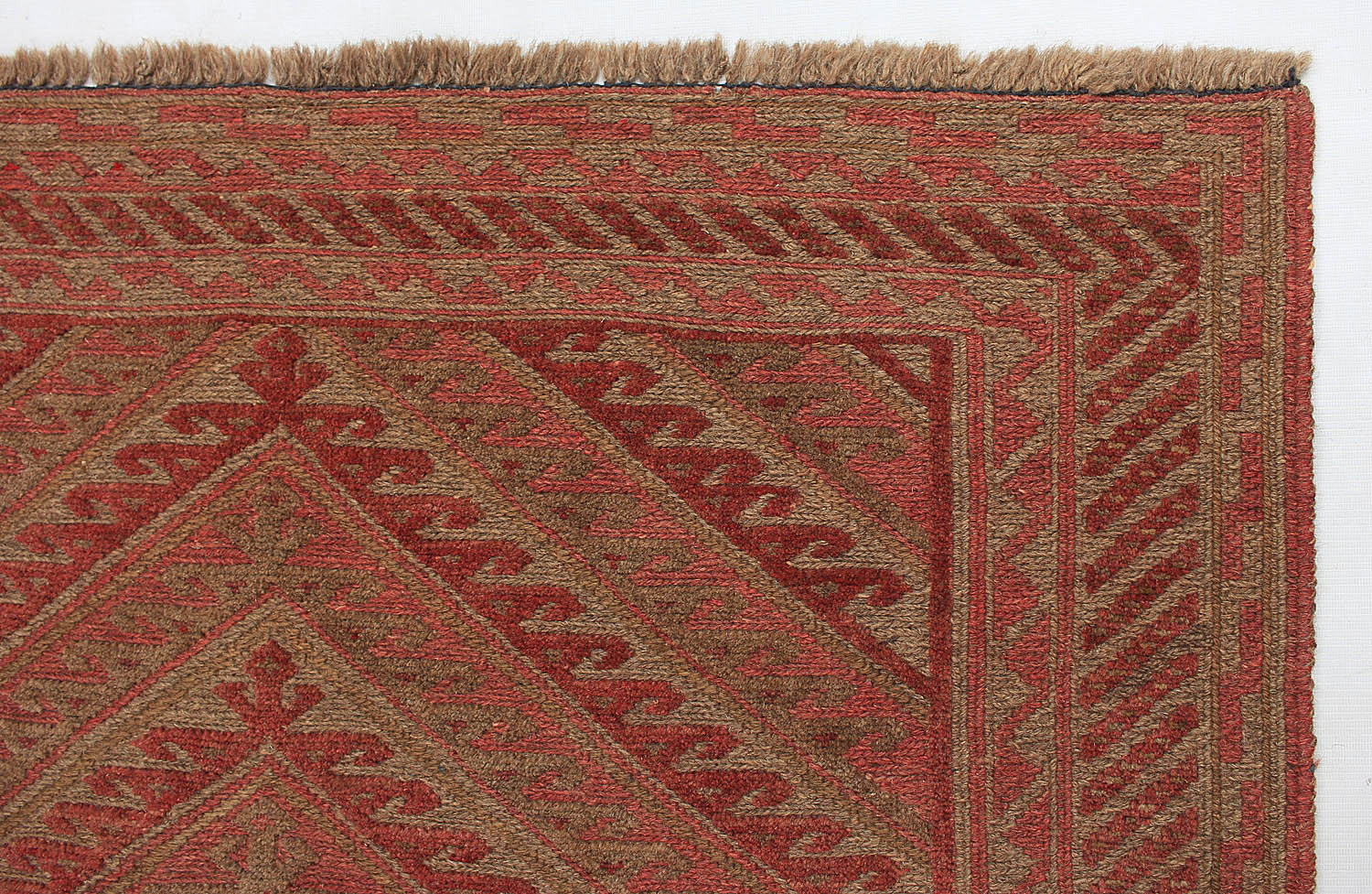 4' x 4'  Multy Handmade Mashwani Afghan Rug Square