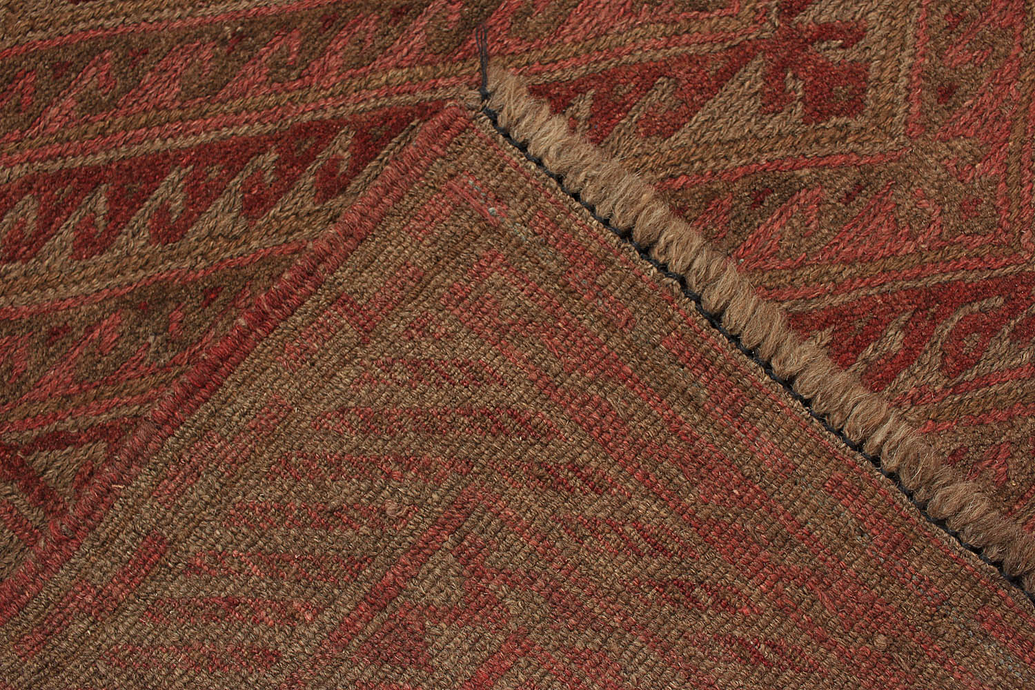 4' x 4'  Multy Handmade Mashwani Afghan Rug Square