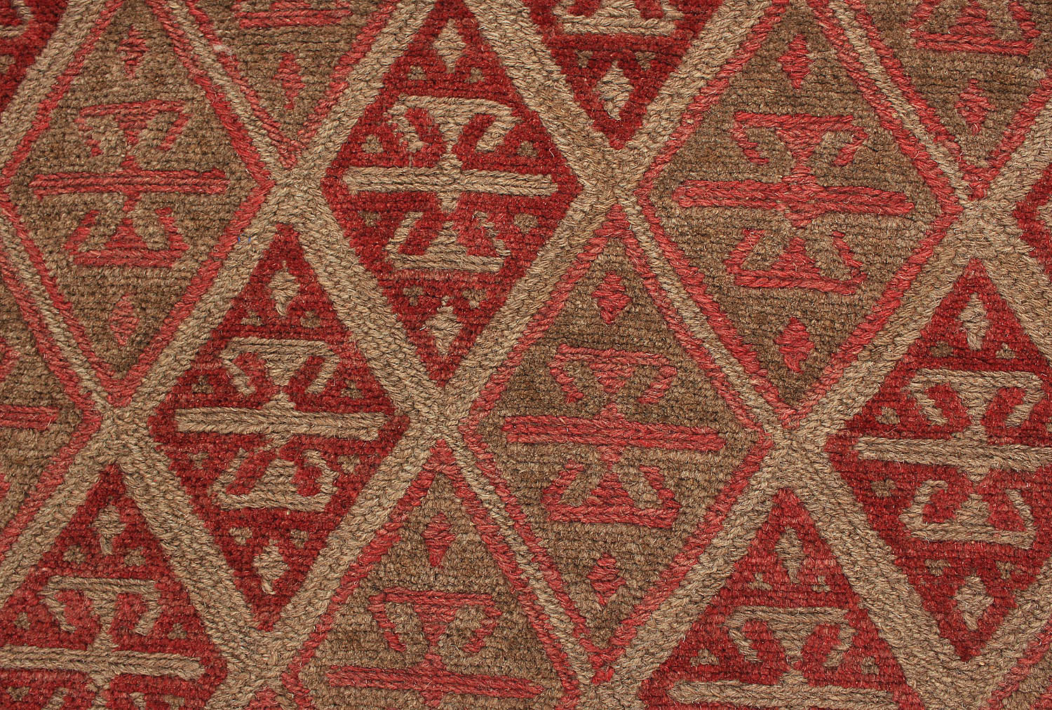 4' x 4'  Multy Handmade Mashwani Afghan Rug Square