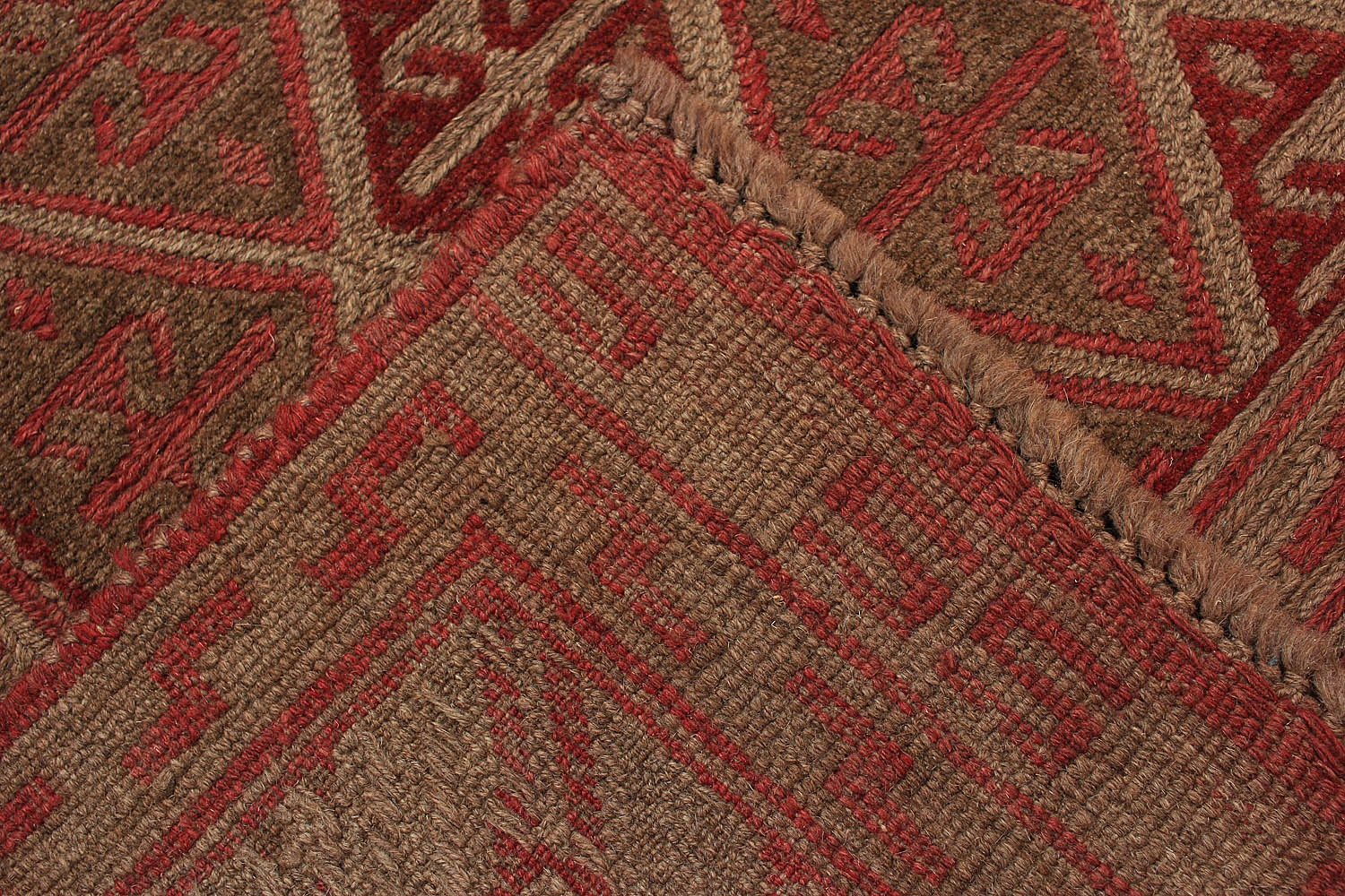 4' x 4'  Multy Handmade Mashwani Afghan Rug Square