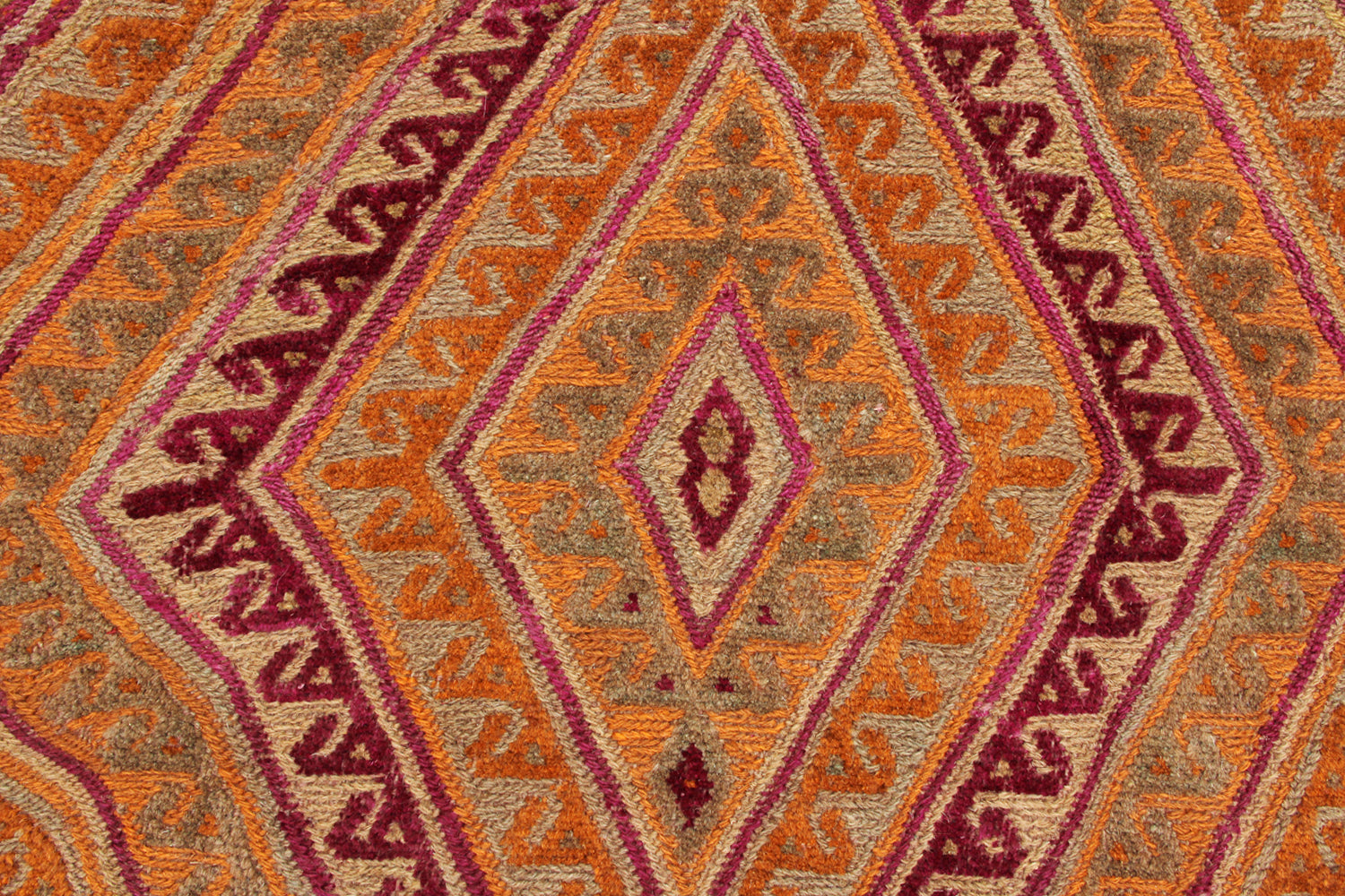 4' x 4'  Multy Handmade Mashwani Afghan Rug Square