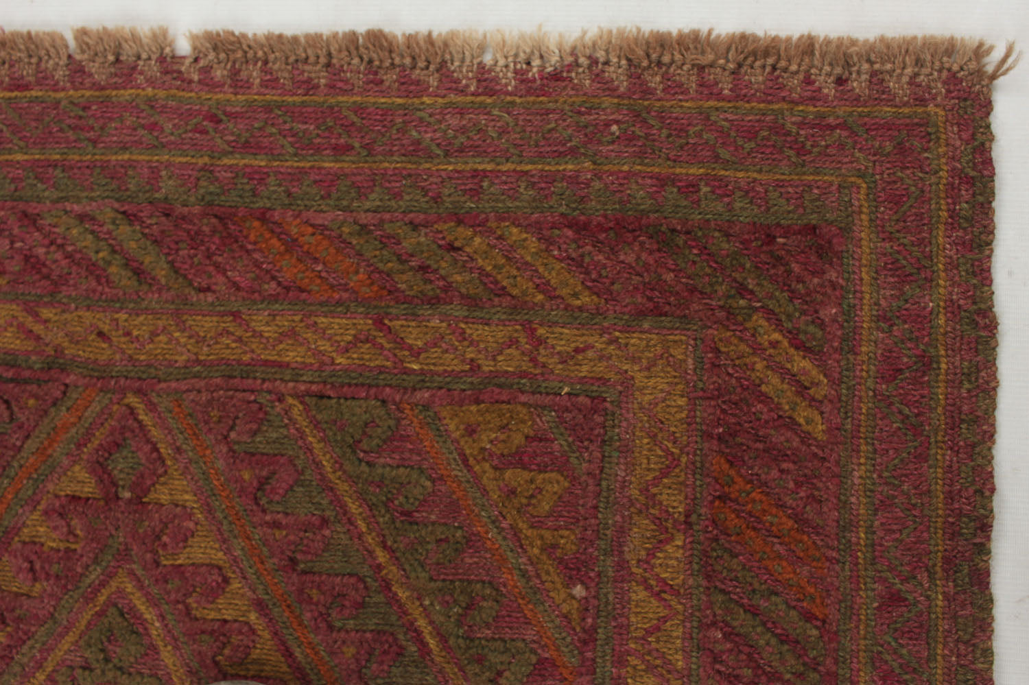4' x 4'  Multy Handmade Mashwani Afghan Rug Square