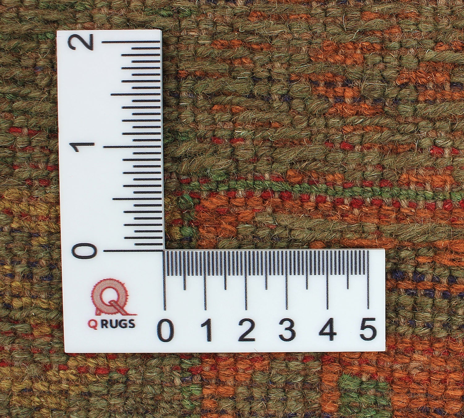 4' x 4'  Multy Handmade Mashwani Afghan Rug Square