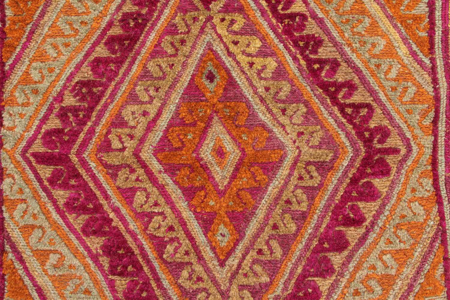 4' x 4'  Multy Handmade Mashwani Afghan Rug Square
