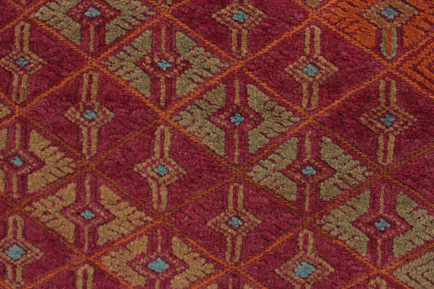 4' x 4'  Multy Handmade Mashwani Afghan Rug Square