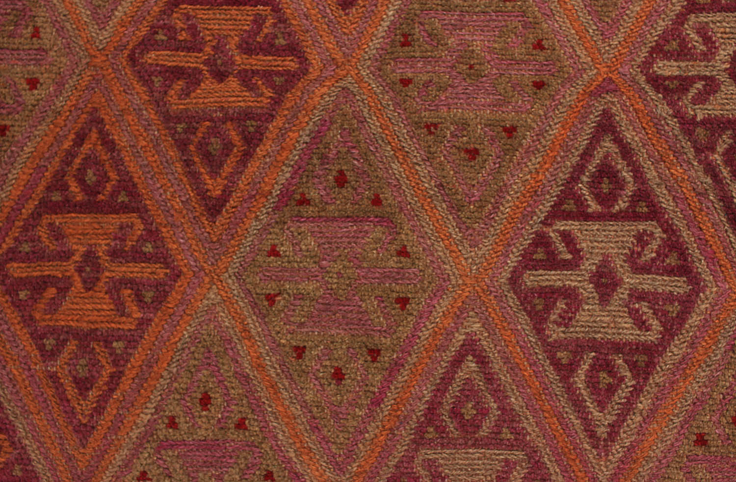 4' x 4'  Multy Handmade Mashwani Afghan Rug Square