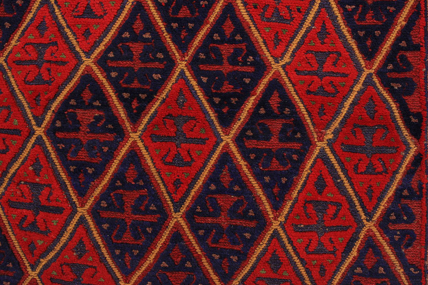4' x 4'  Multy Handmade Mashwani Afghan Rug Square