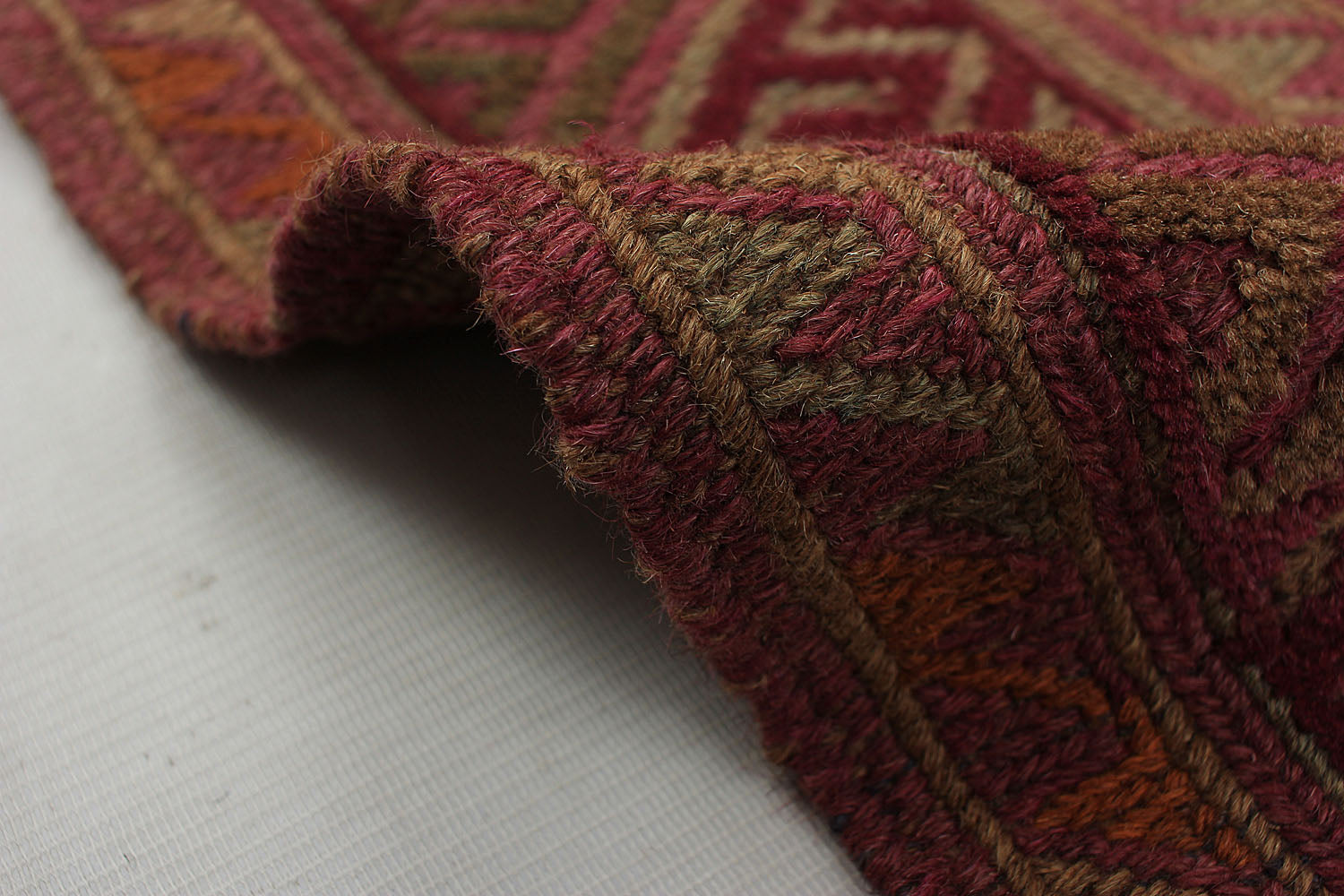 4' x 4'  Multy Handmade Mashwani Afghan Rug Square
