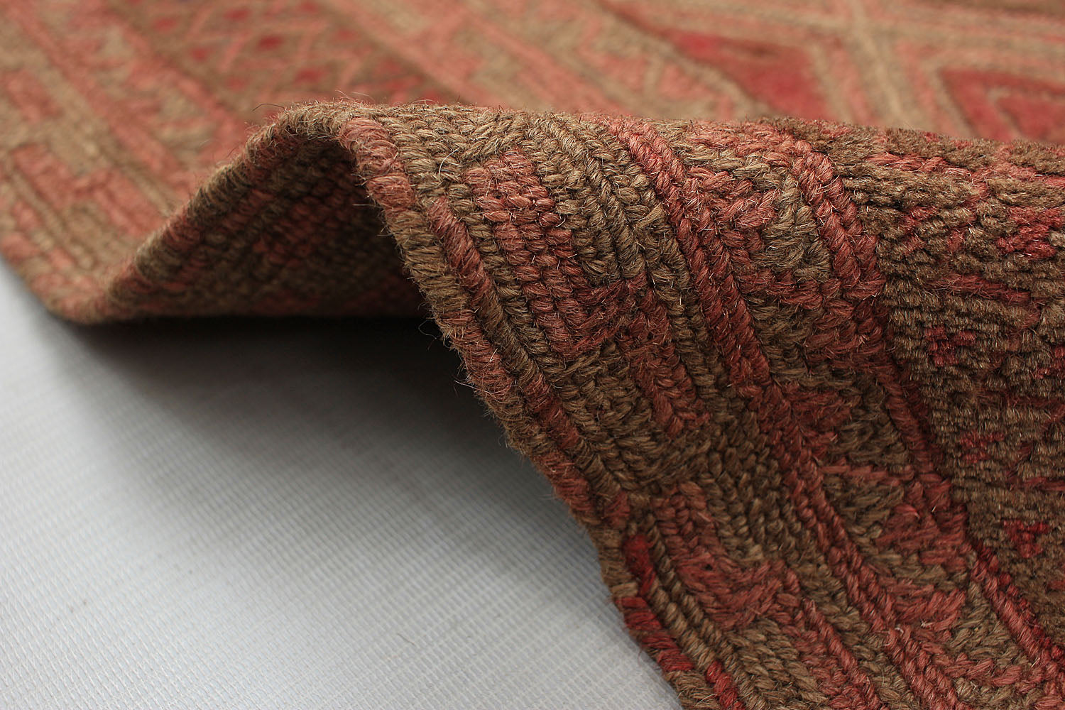 4' x 4'  Multy Handmade Mashwani Afghan Rug Square