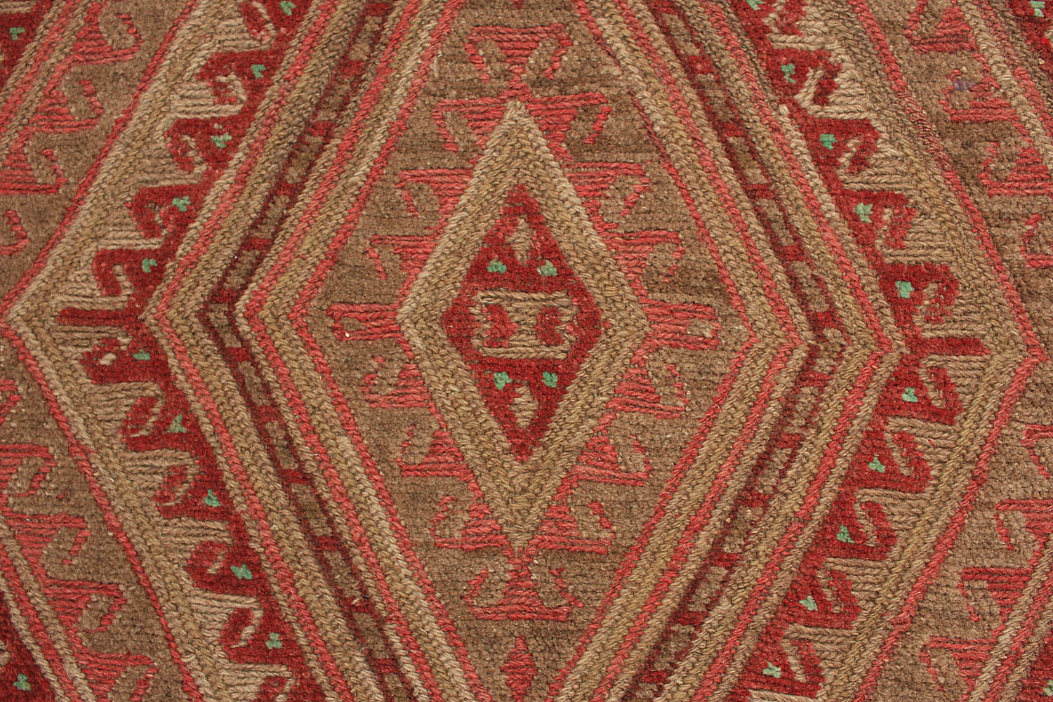 4' x 4'  HandmaMulty de Mashwani Afghan Rug Square