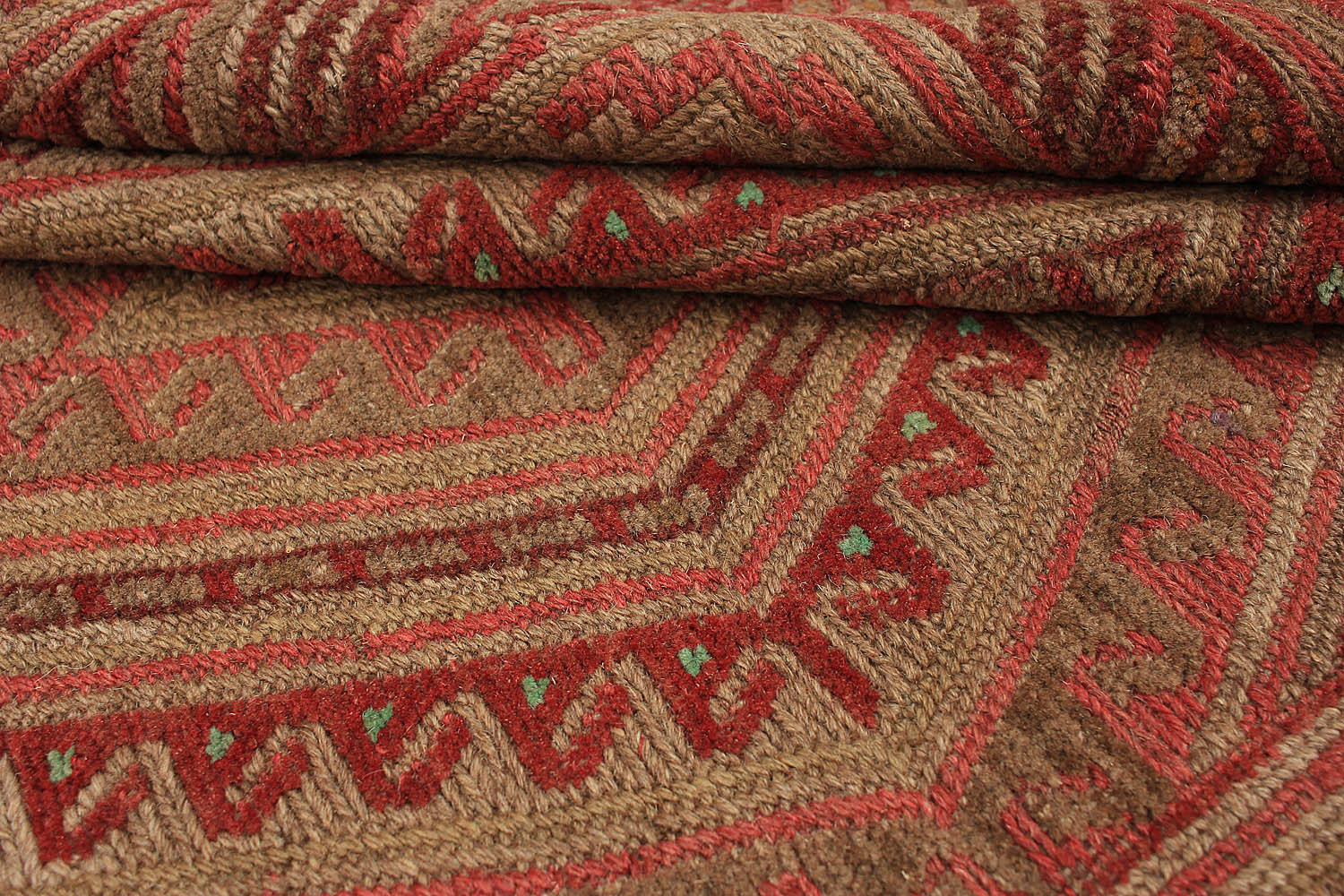 4' x 4'  HandmaMulty de Mashwani Afghan Rug Square