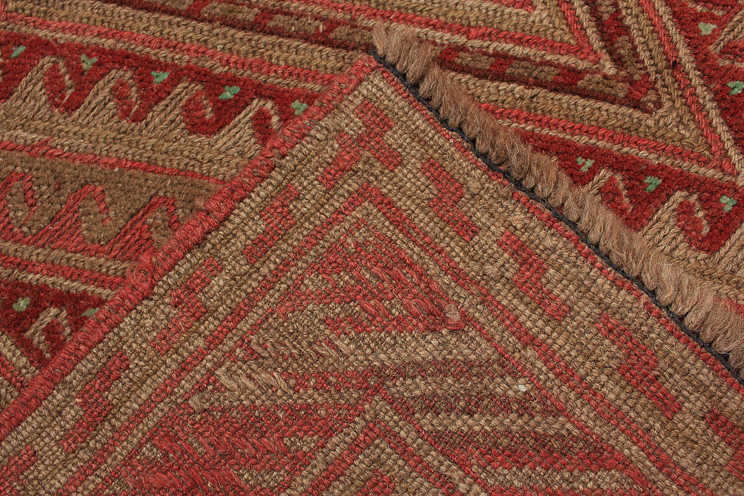 4' x 4'  HandmaMulty de Mashwani Afghan Rug Square