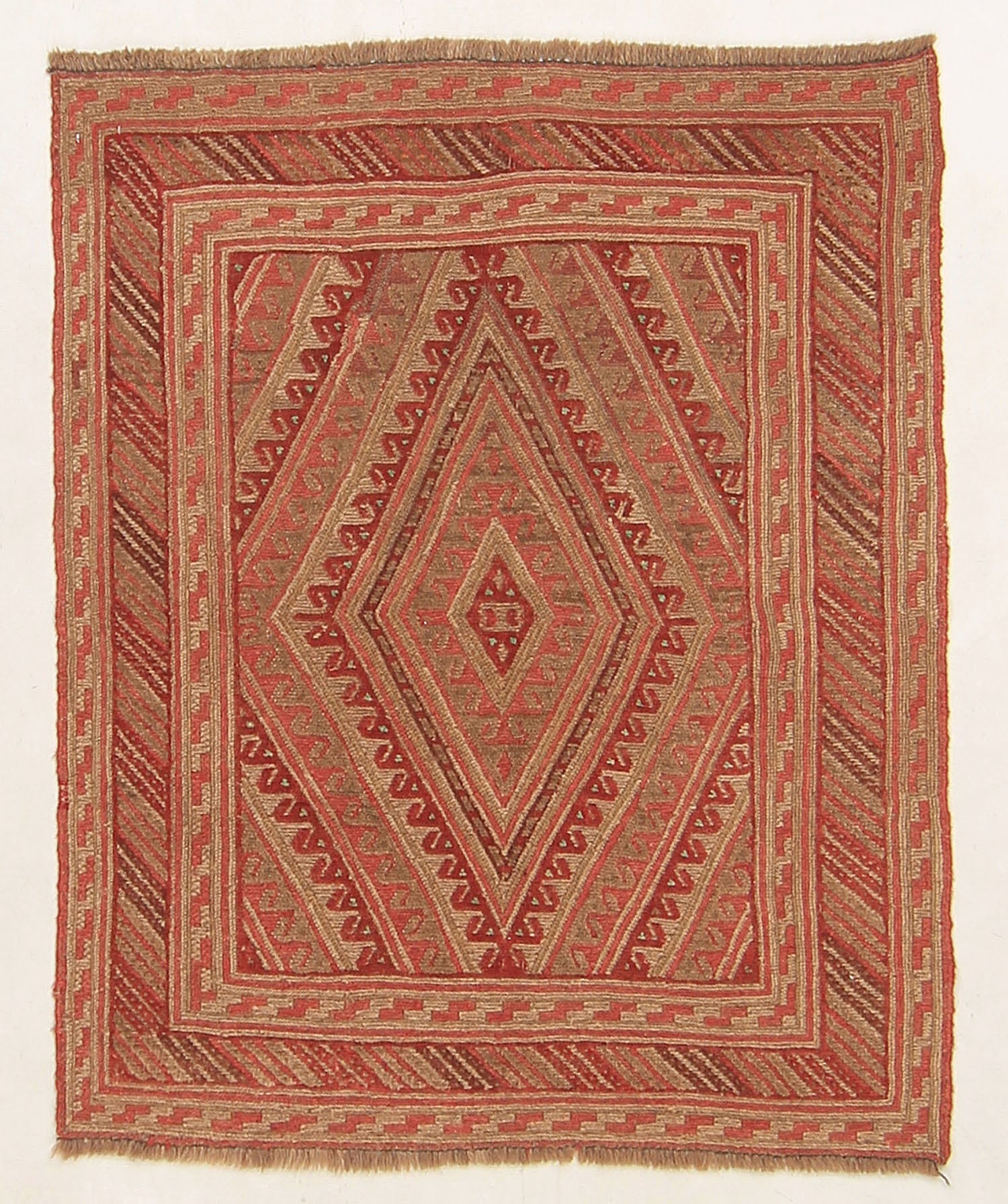 4' x 4'  HandmaMulty de Mashwani Afghan Rug Square