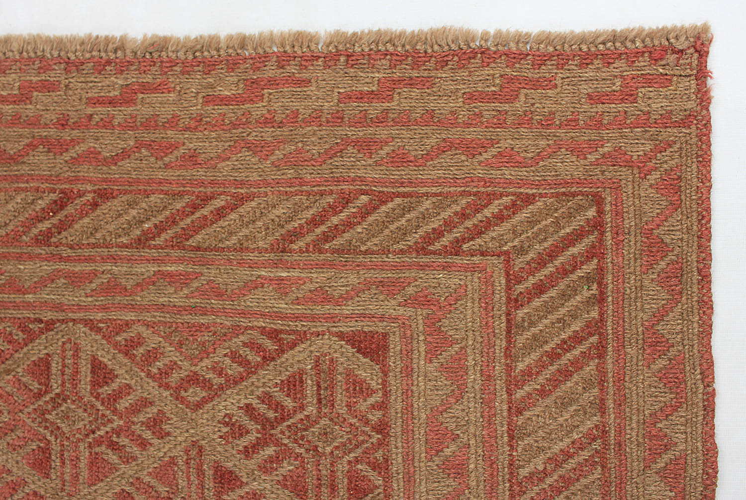 4' x 4'  Multy Handmade Mashwani Afghan Rug Square