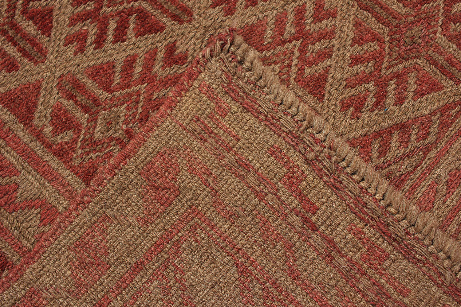4' x 4'  Multy Handmade Mashwani Afghan Rug Square