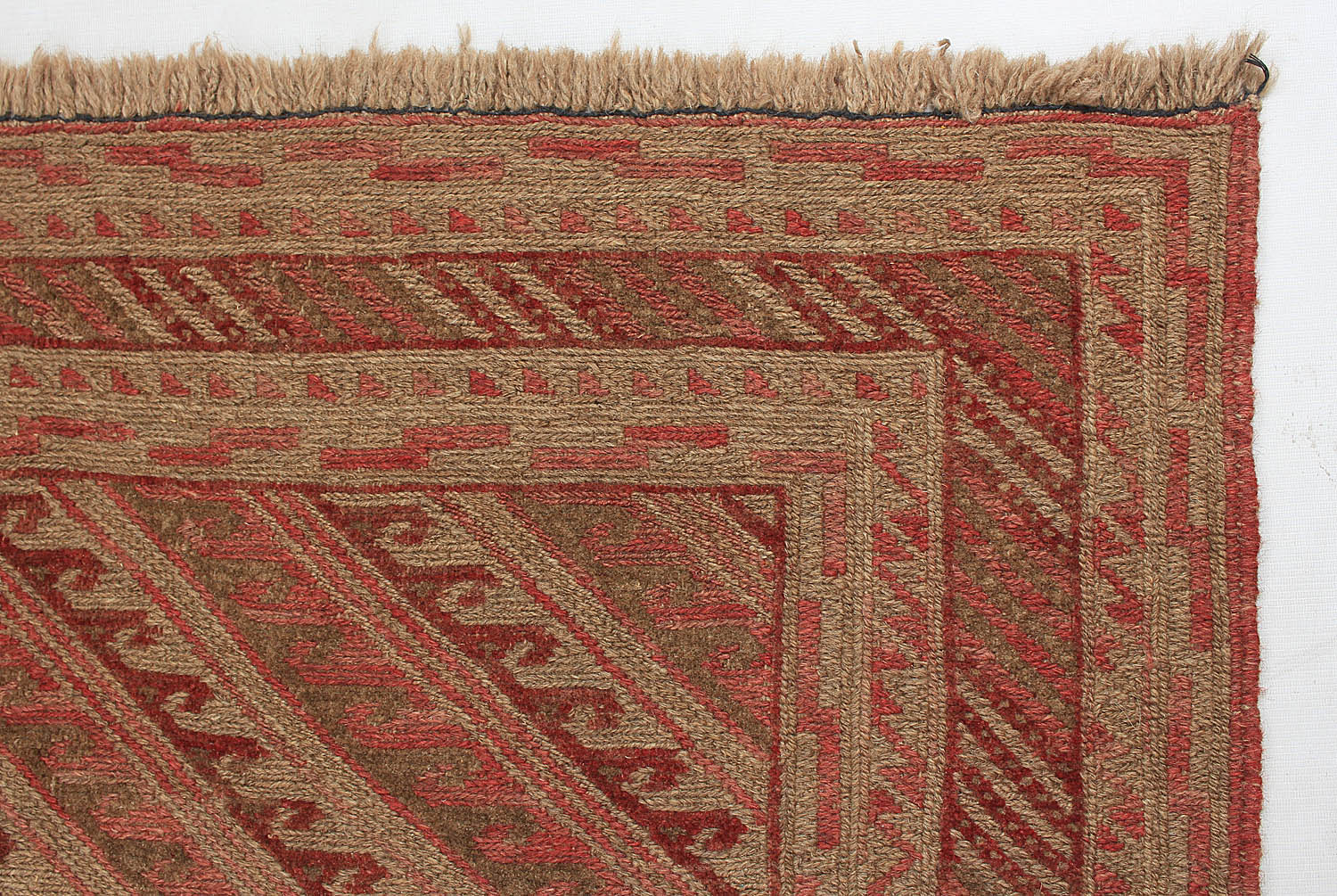 4' x 4'  Multy Handmade Mashwani Afghan Rug Square
