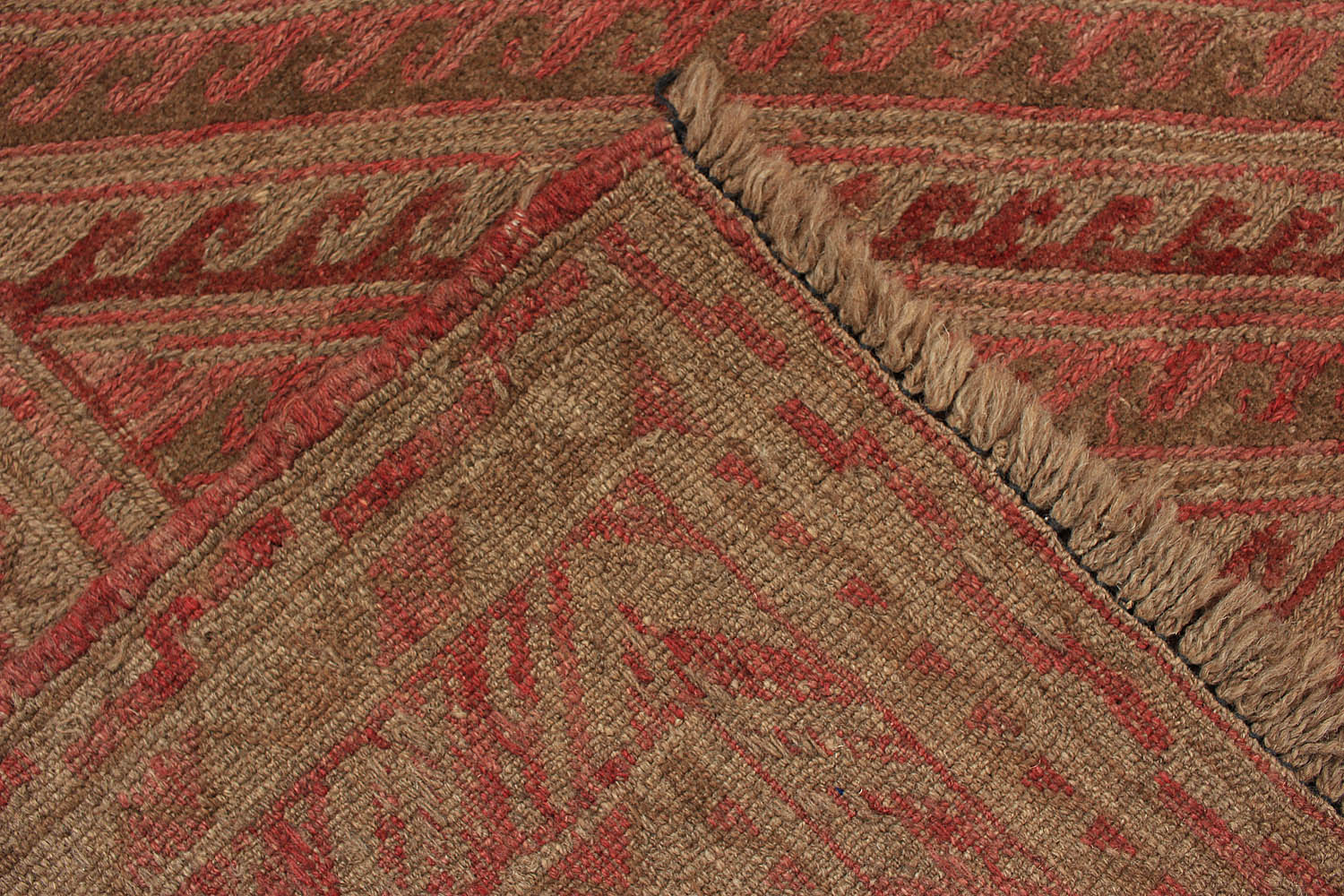 4' x 4'  Multy Handmade Mashwani Afghan Rug Square