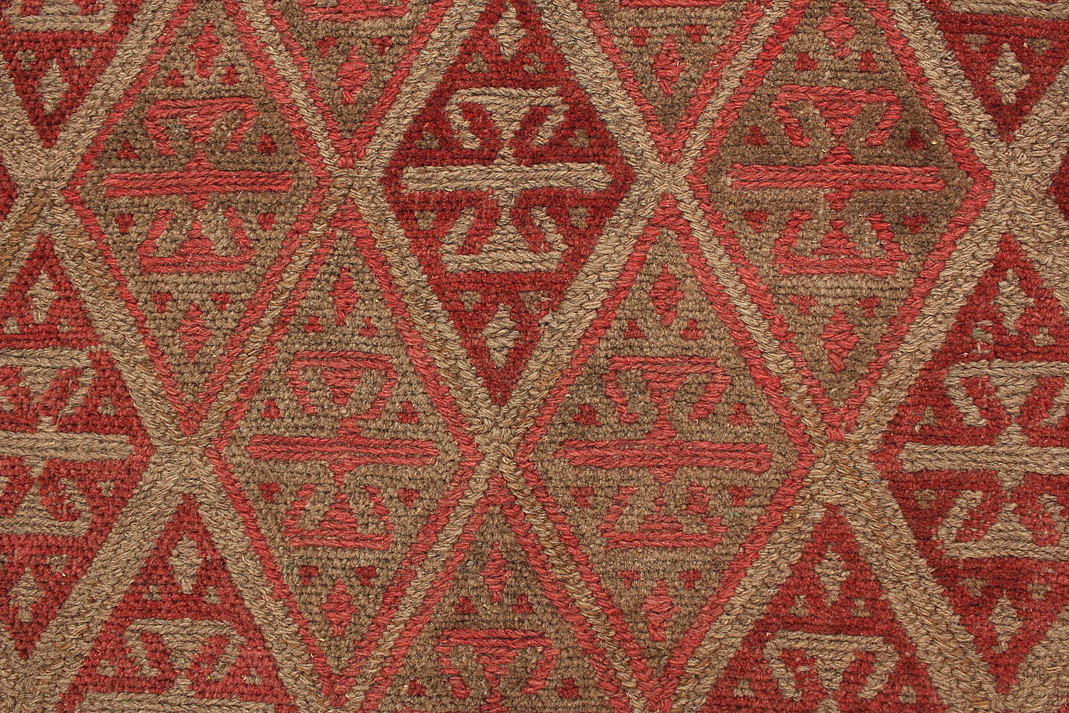 4' x 4'  Multy Handmade Mashwani Afghan Rug Square