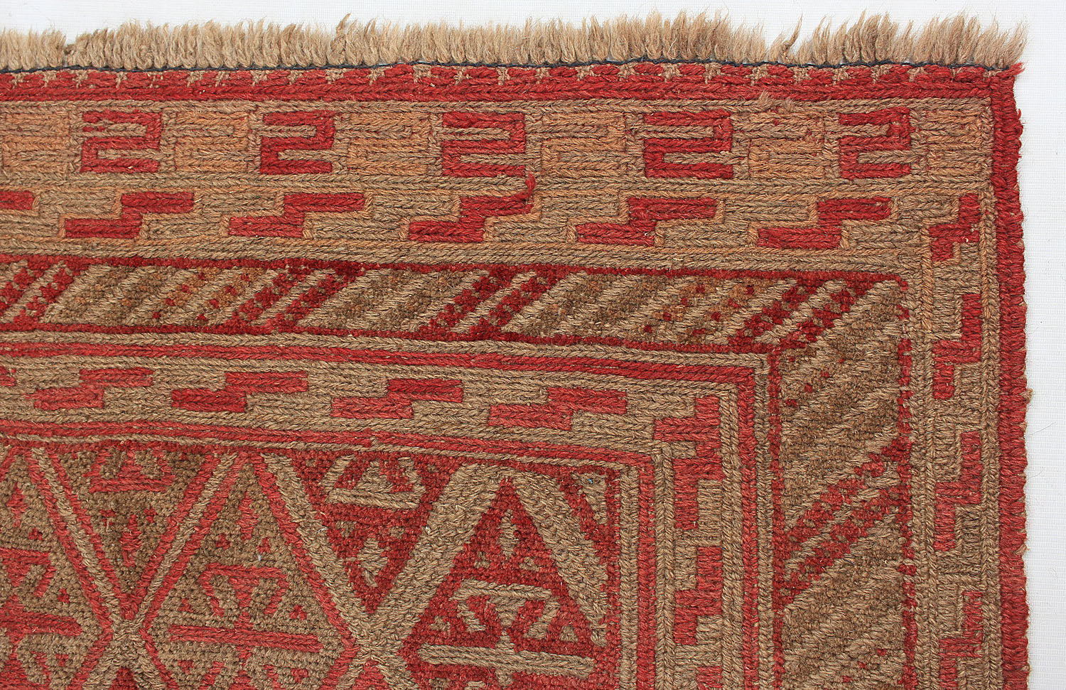 4' x 4'  Multy Handmade Mashwani Afghan Rug Square