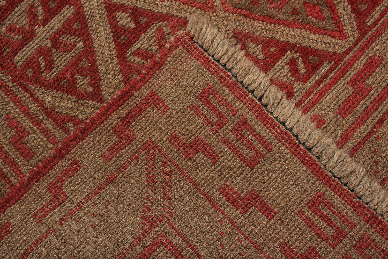 4' x 4'  Multy Handmade Mashwani Afghan Rug Square