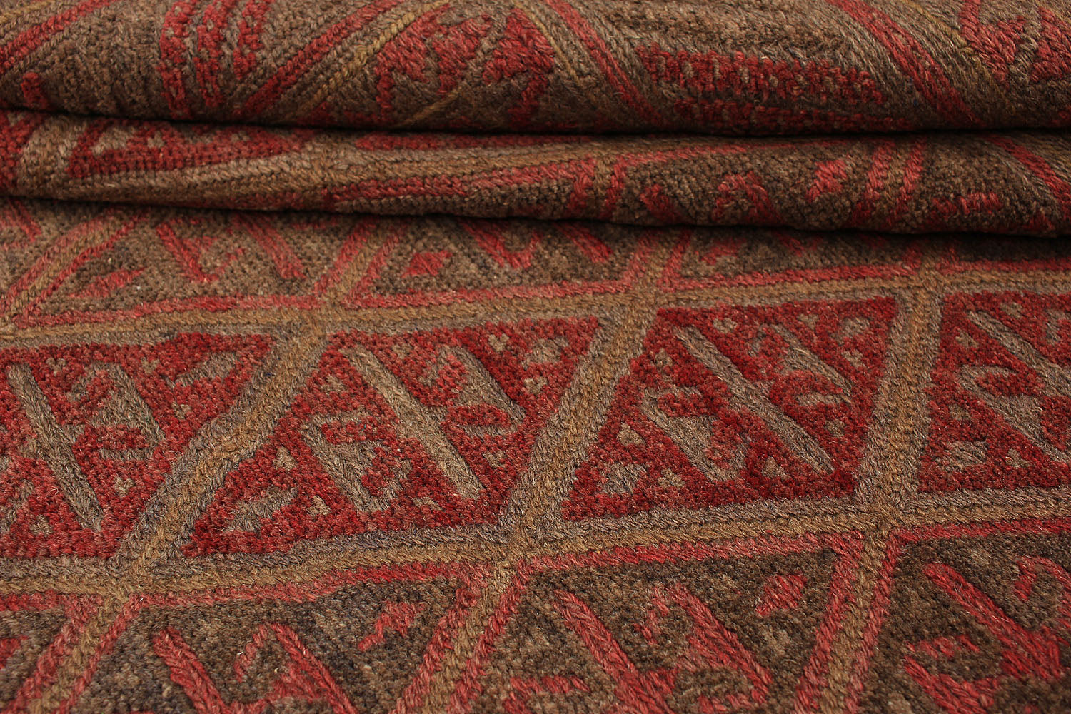 4' x 4'  Multy Handmade Mashwani Afghan Rug Square