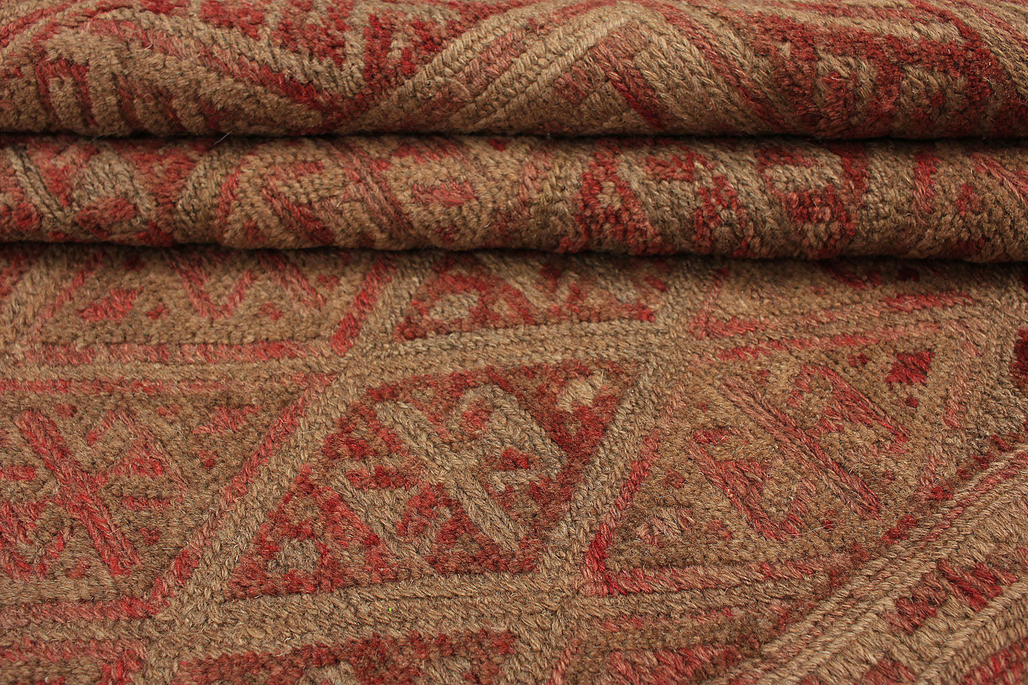 4' x 4'  Multy Handmade Mashwani Afghan Rug Square