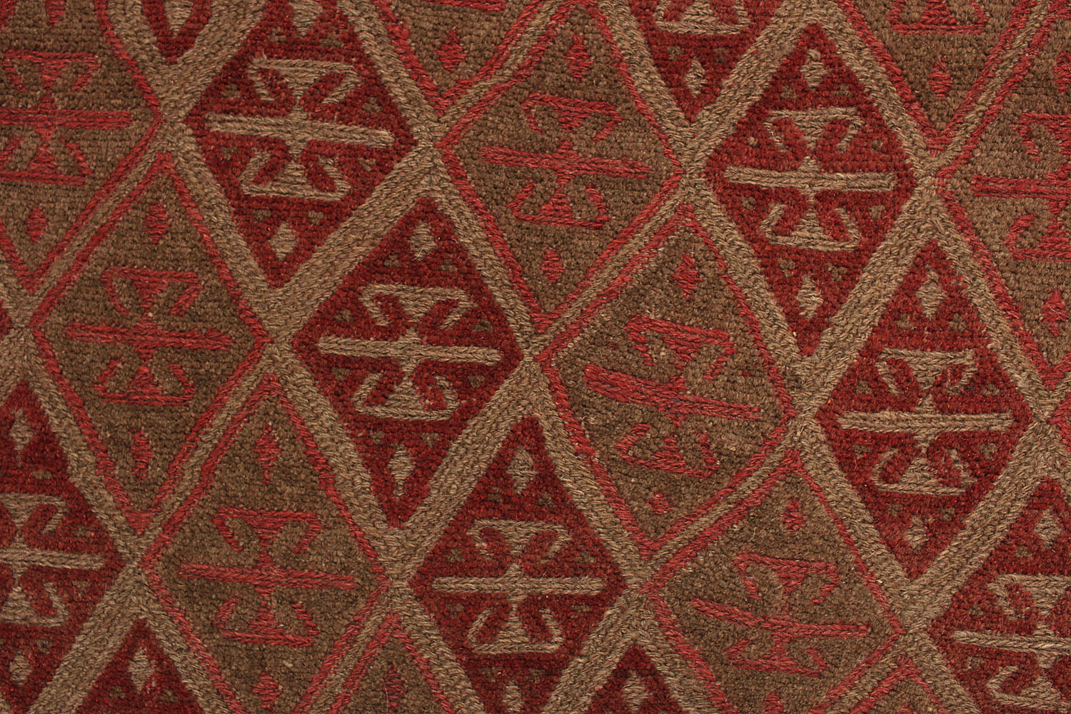 4' x 4'  Multy Handmade Mashwani Afghan Rug Square