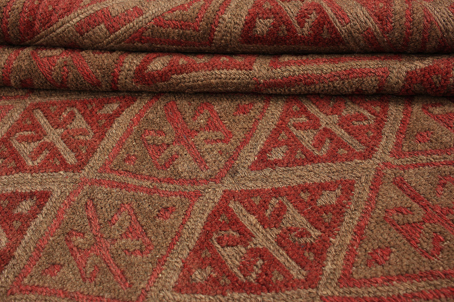 4' x 4'  Multy Handmade Mashwani Afghan Rug Square
