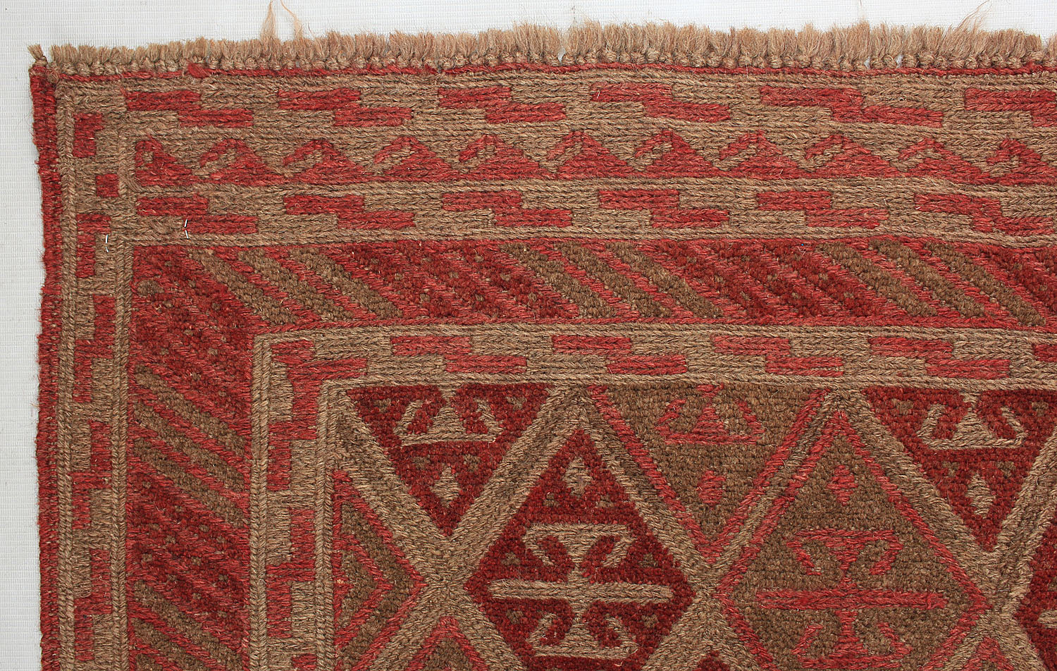 4' x 4'  Multy Handmade Mashwani Afghan Rug Square