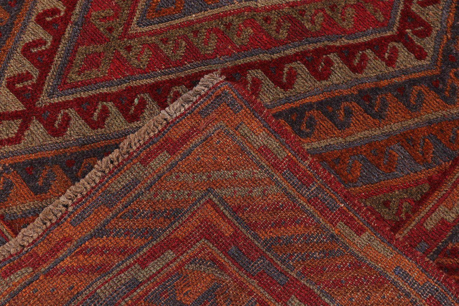 4' x 4'  Multy Handmade Mashwani Afghan Rug Square