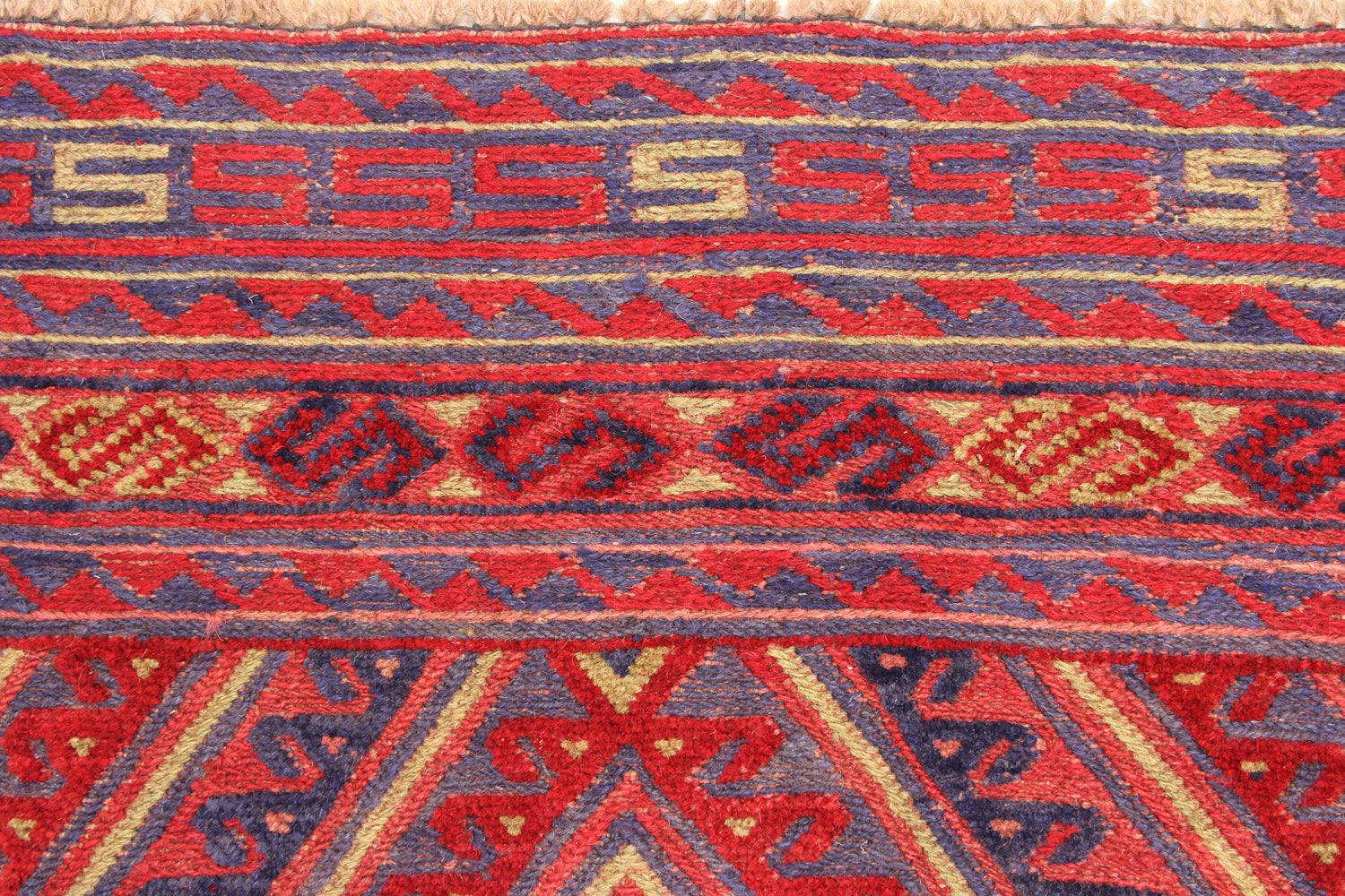 4' x 4'  Multy Handmade Mashwani Afghan Rug Square