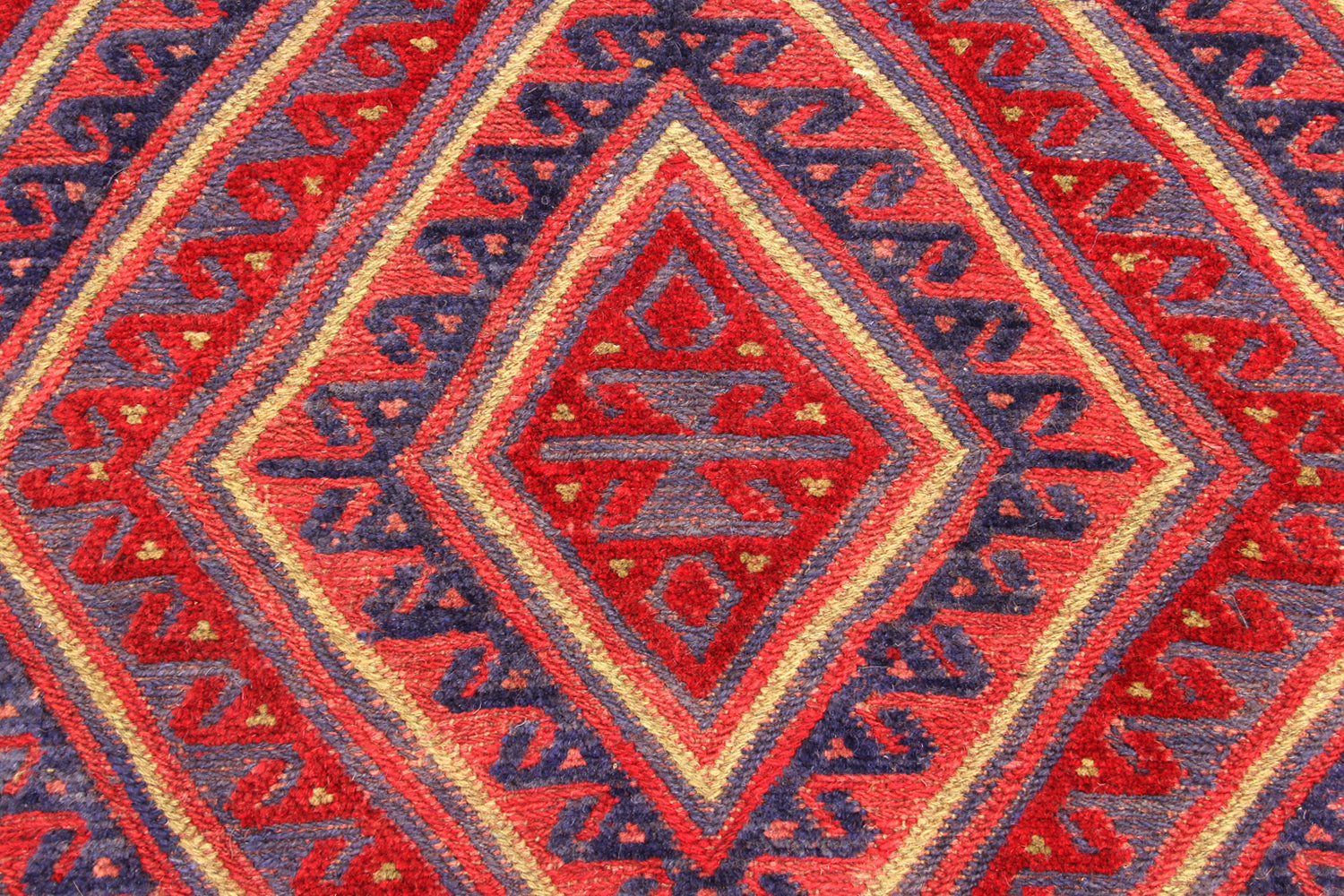 4' x 4'  Multy Handmade Mashwani Afghan Rug Square