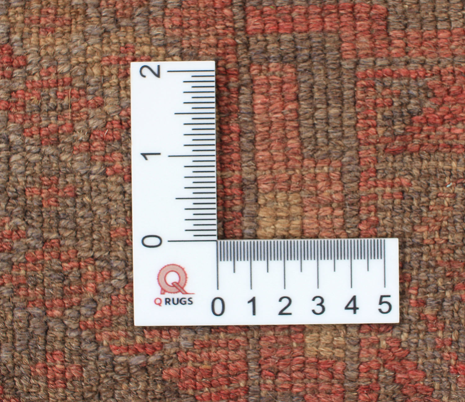 4' 6" x 6' 6  Brown Handmade Mashwani Afghan Rug Rectangular