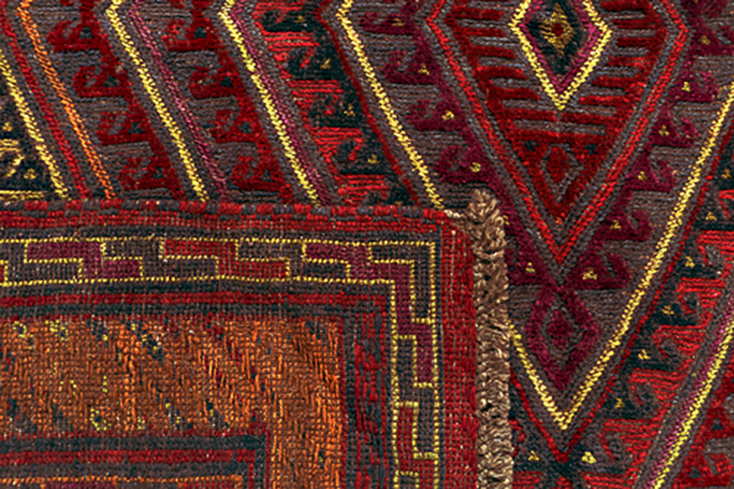 Multy Handmade Mashwani Afghan Rug Rectangular