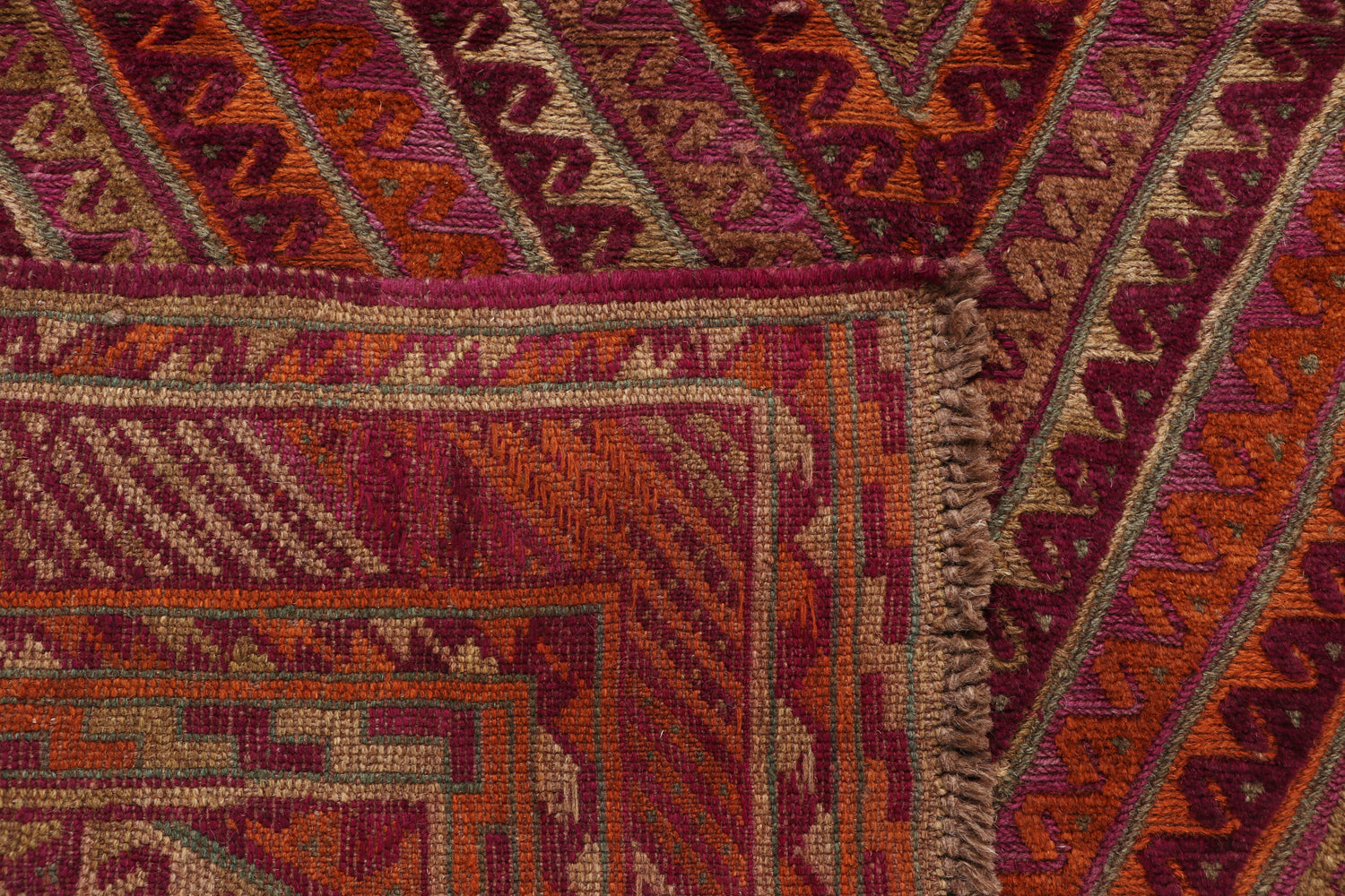 Multy Handmade Mashwani Afghan Rug Rectangular