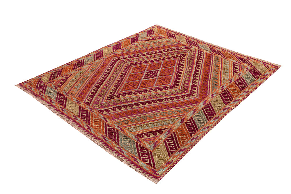 Multy Handmade Mashwani Afghan Rug Rectangular