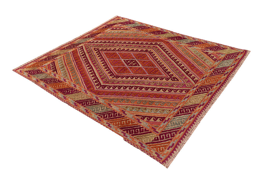 Multy Handmade Mashwani Afghan Rug Rectangular