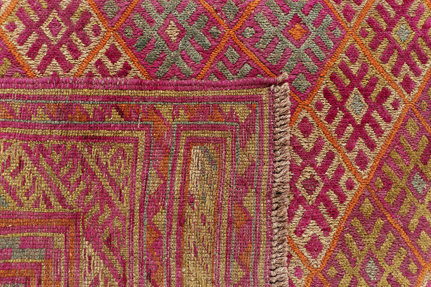Multy Handmade Mashwani Afghan Rug Rectangular