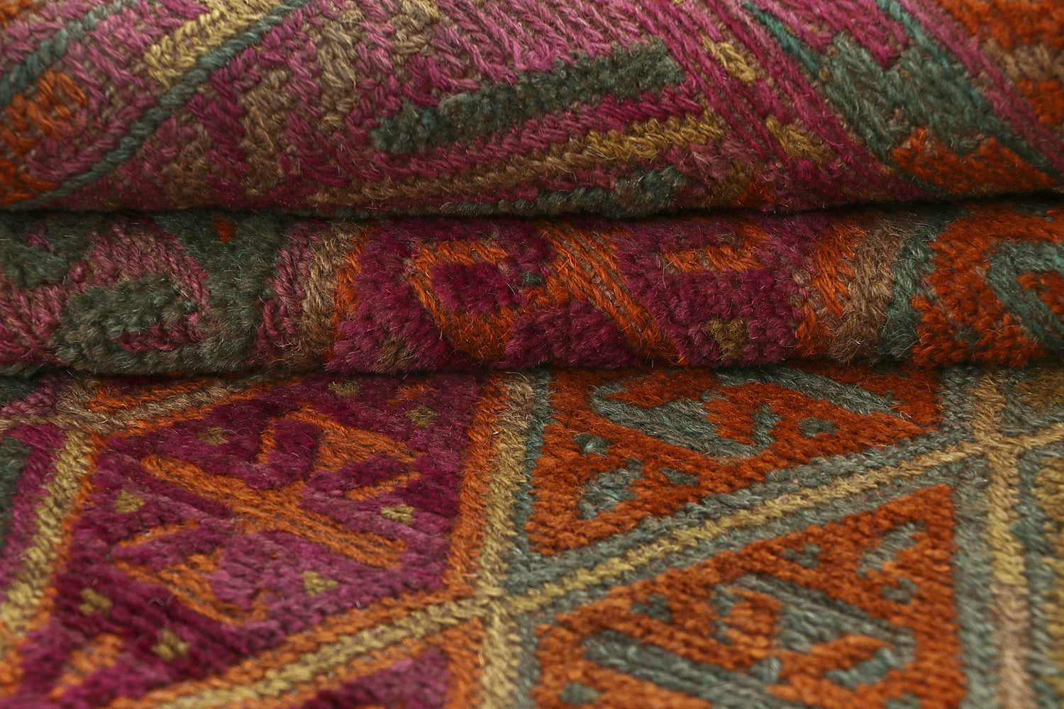 Multy Handmade Mashwani Afghan Rug Rectangular