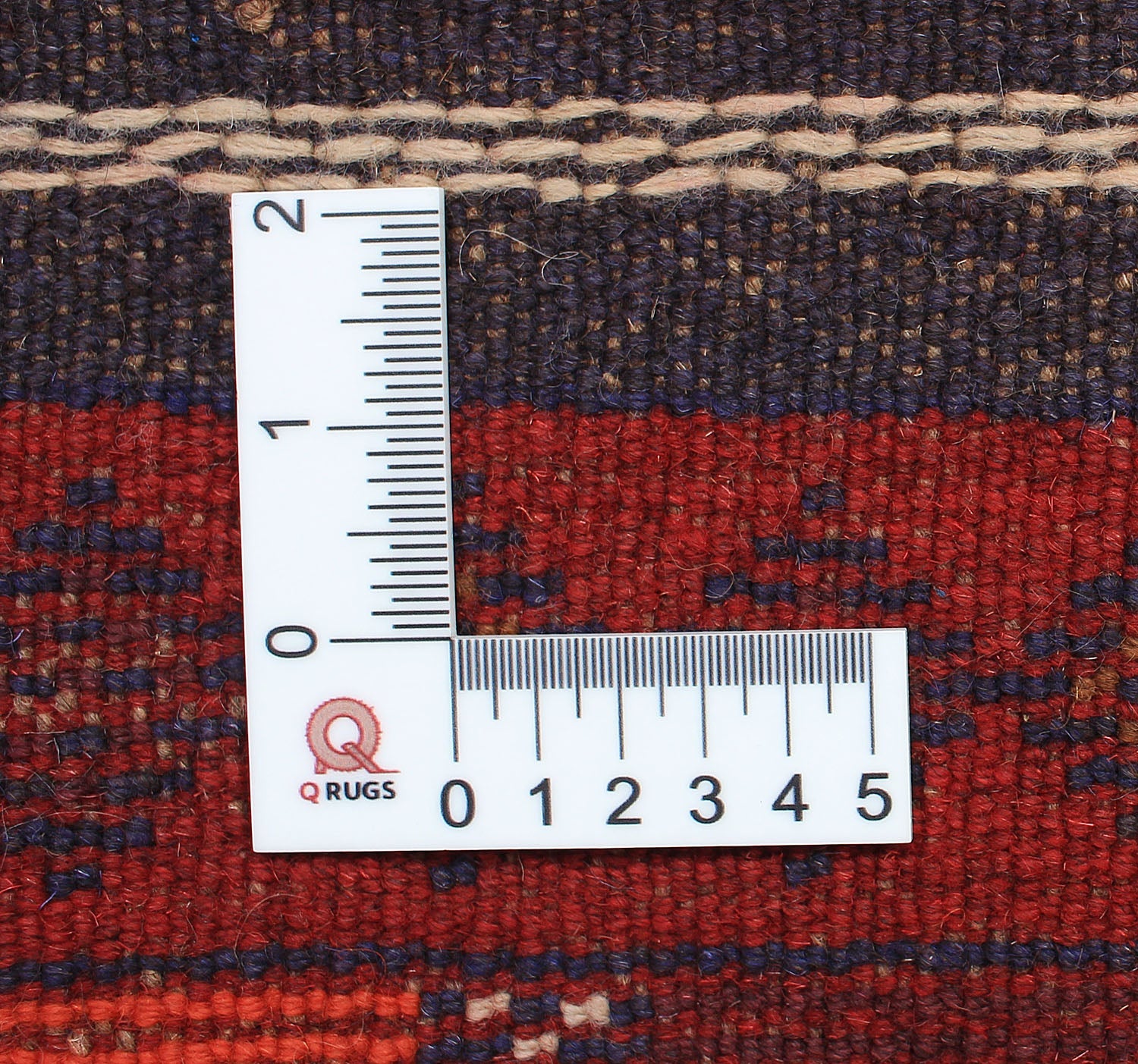 10' 6" X 2' 6"  Red Handmade Mashwani Afghan Rug Runner