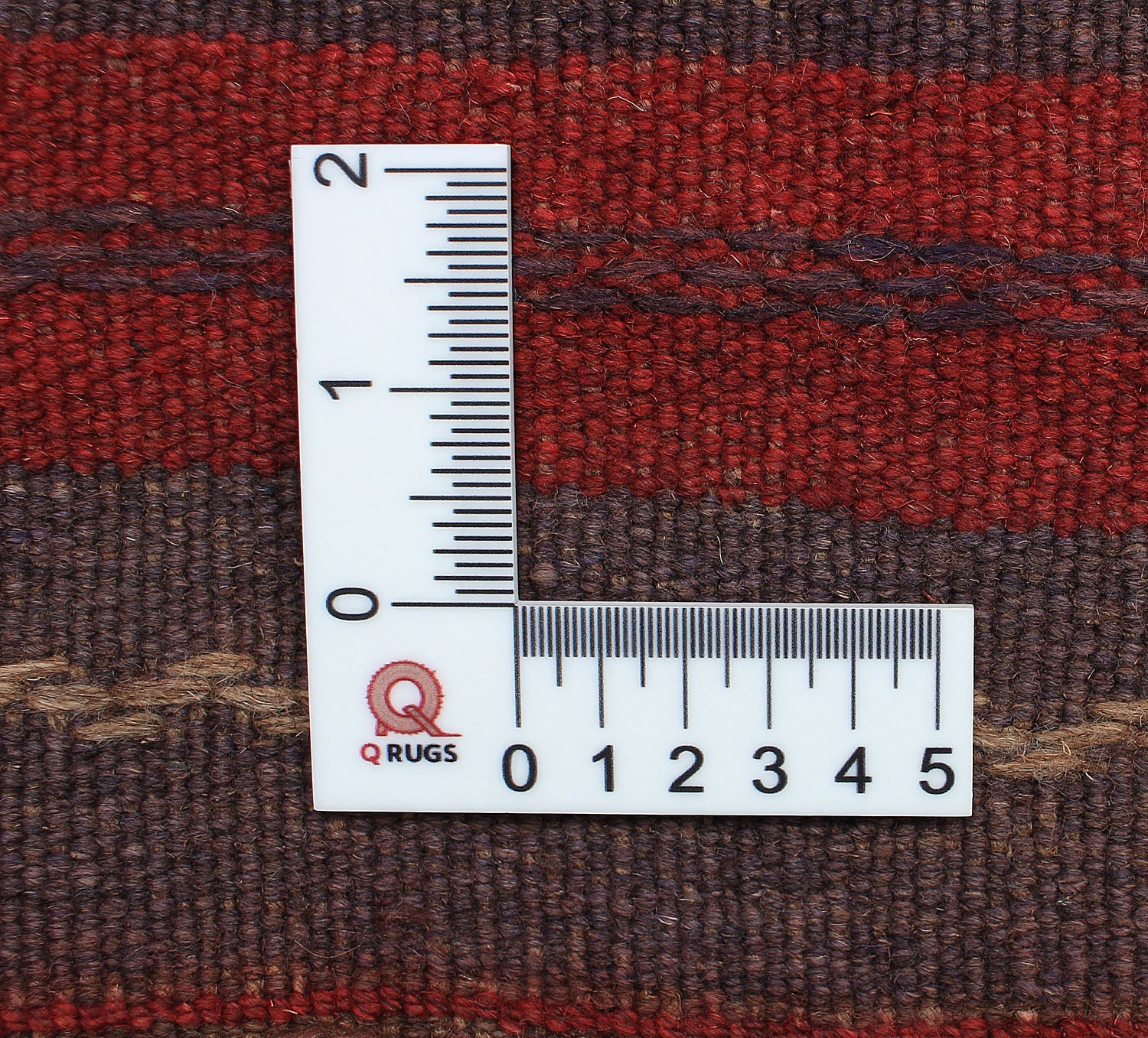 2' 6" X 9'  Red Handmade Mashwani Afghan Rug Runner