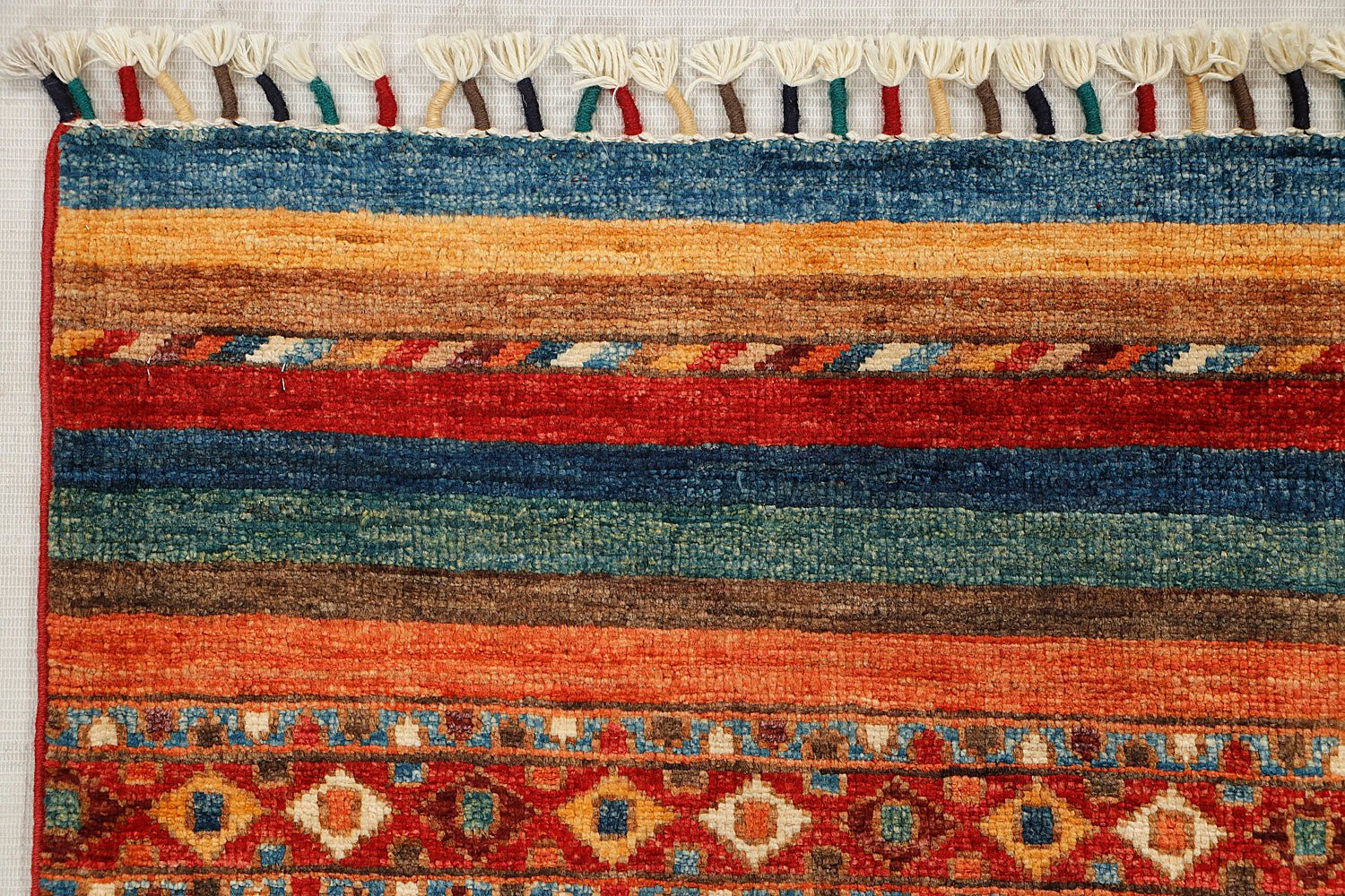 Khurjeen Persian Hand Knotted Wool Rug Multicolor 3' x 4'
