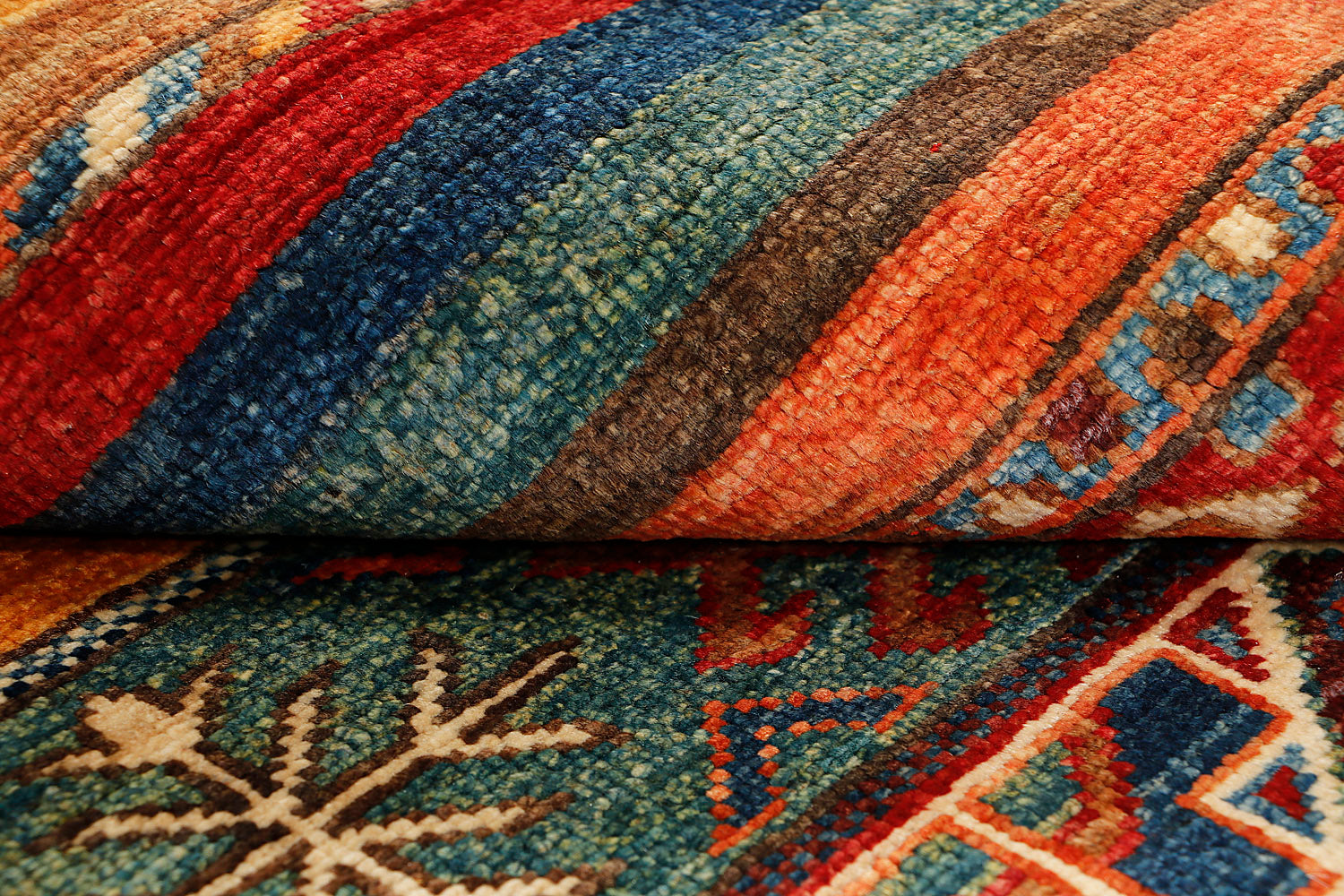Khurjeen Persian Hand Knotted Wool Rug Multicolor 3' x 4'