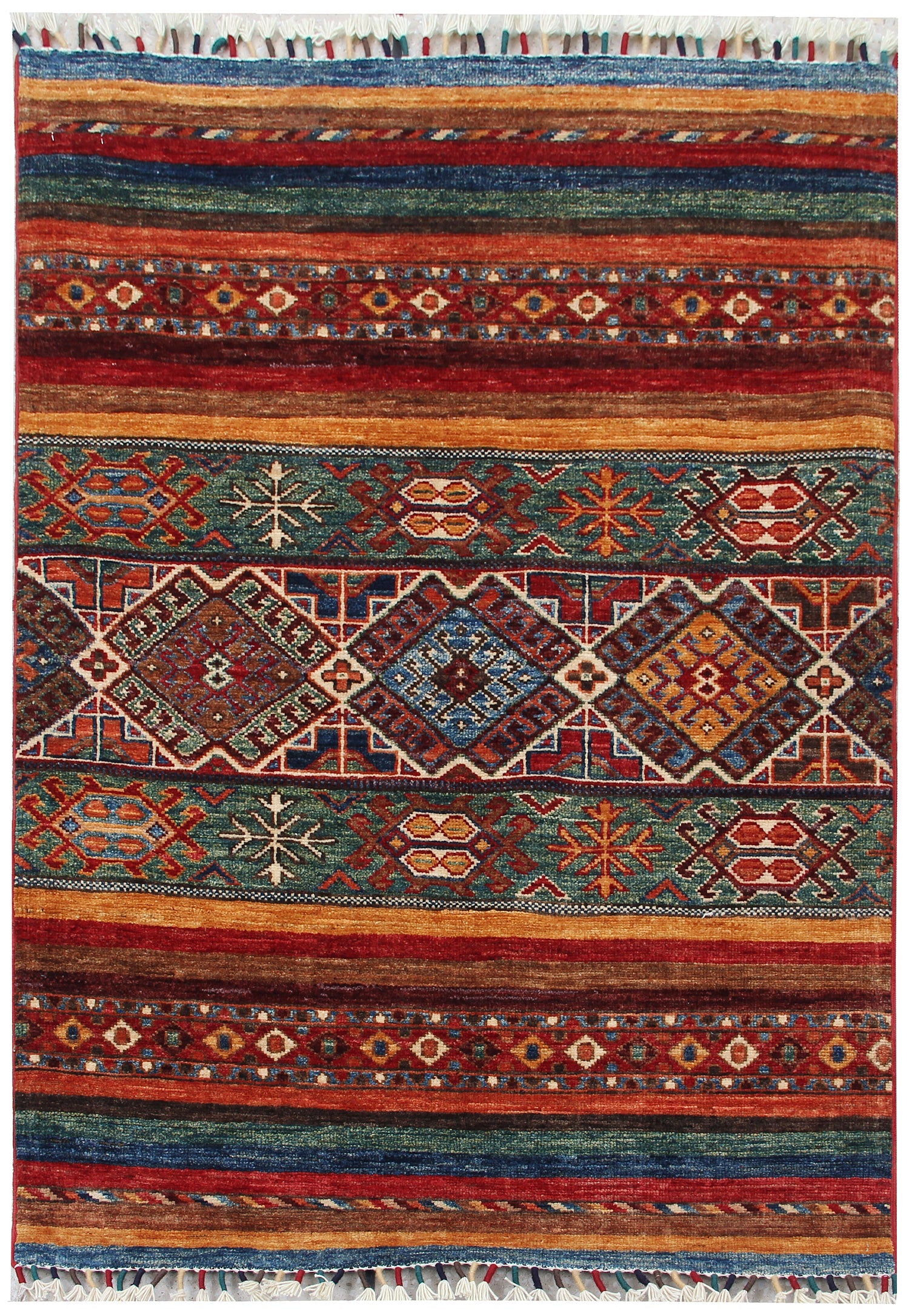 Handmade Persian Rug KHURJEEN