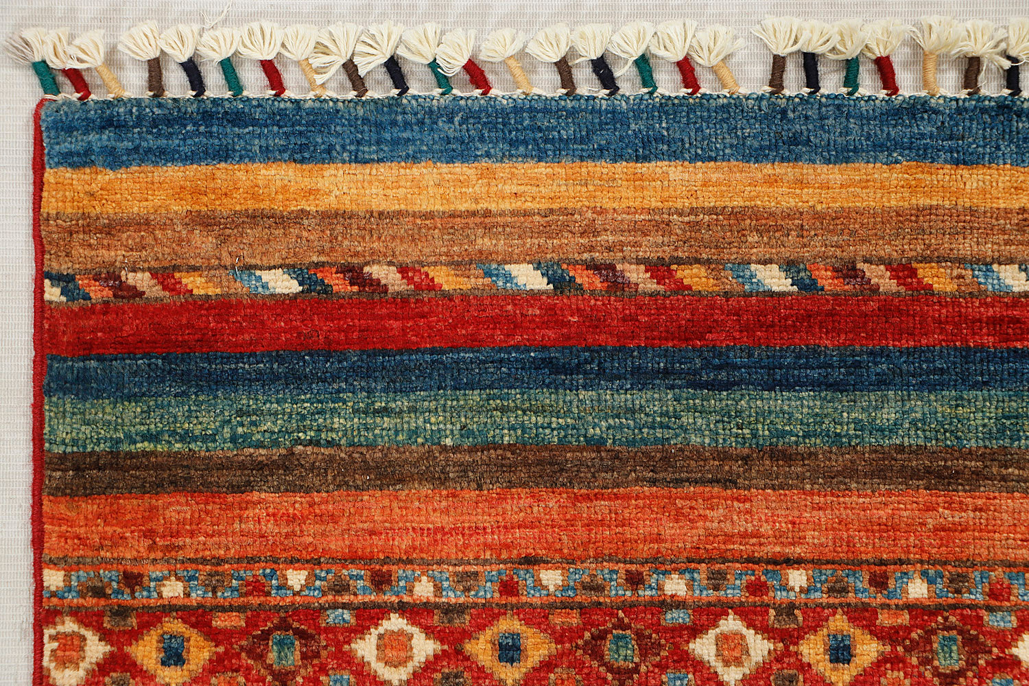Khurjeen Persian Hand Knotted Wool Rug Multicolor 3' x 4'
