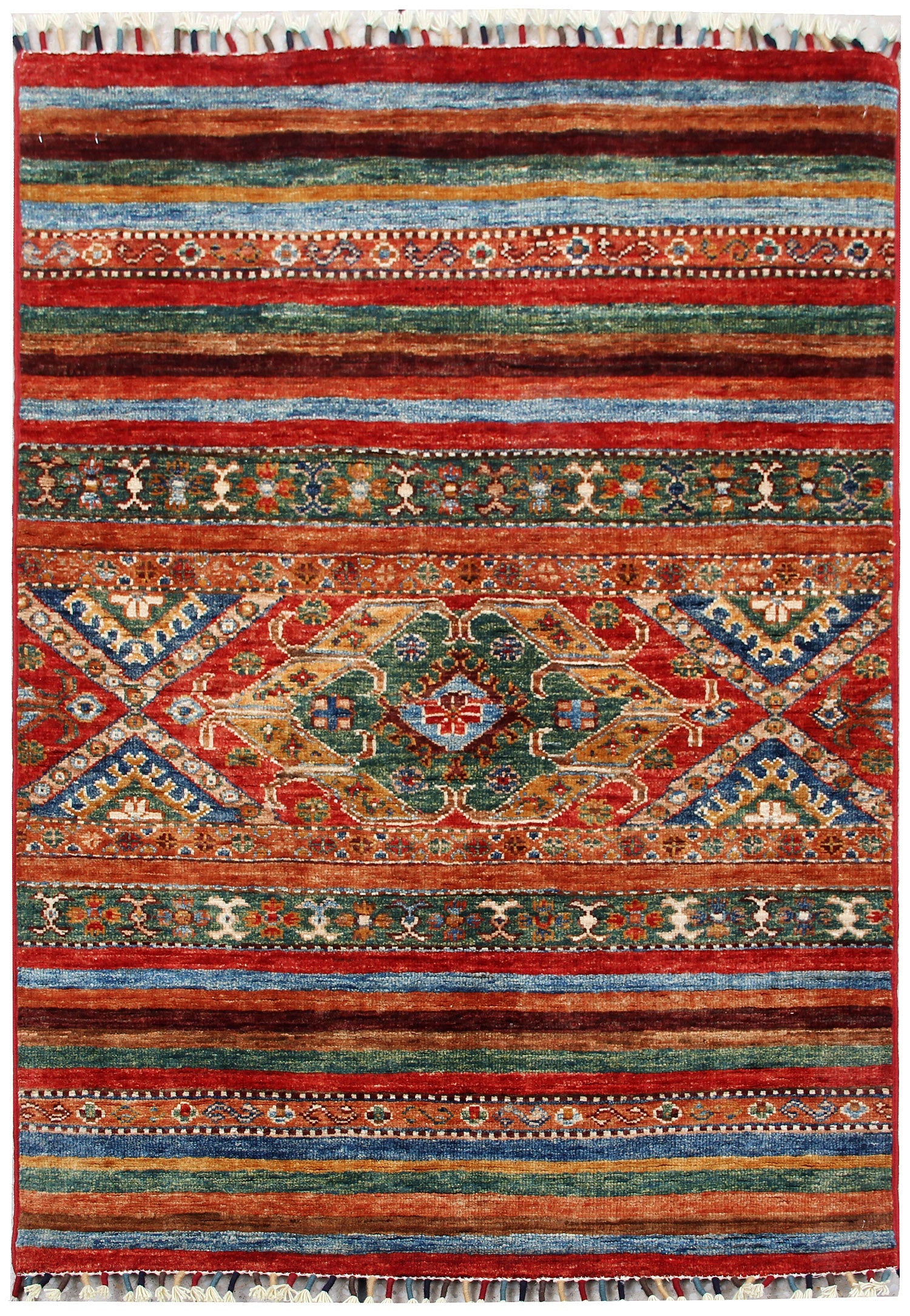 Handmade Persian Rug KHURJEEN
