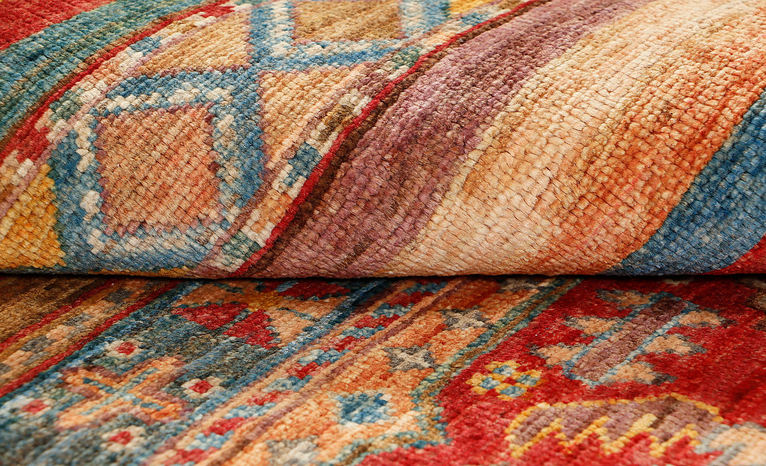 Khurjeen Persian Hand Knotted Wool Rug Multicolor 3' x 4'